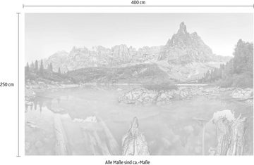 Komar Vliestapete Alpine Treasure, (1 St), 400x250 cm (Breite x Höhe), Vliestapete, 100 cm Bahnbreite