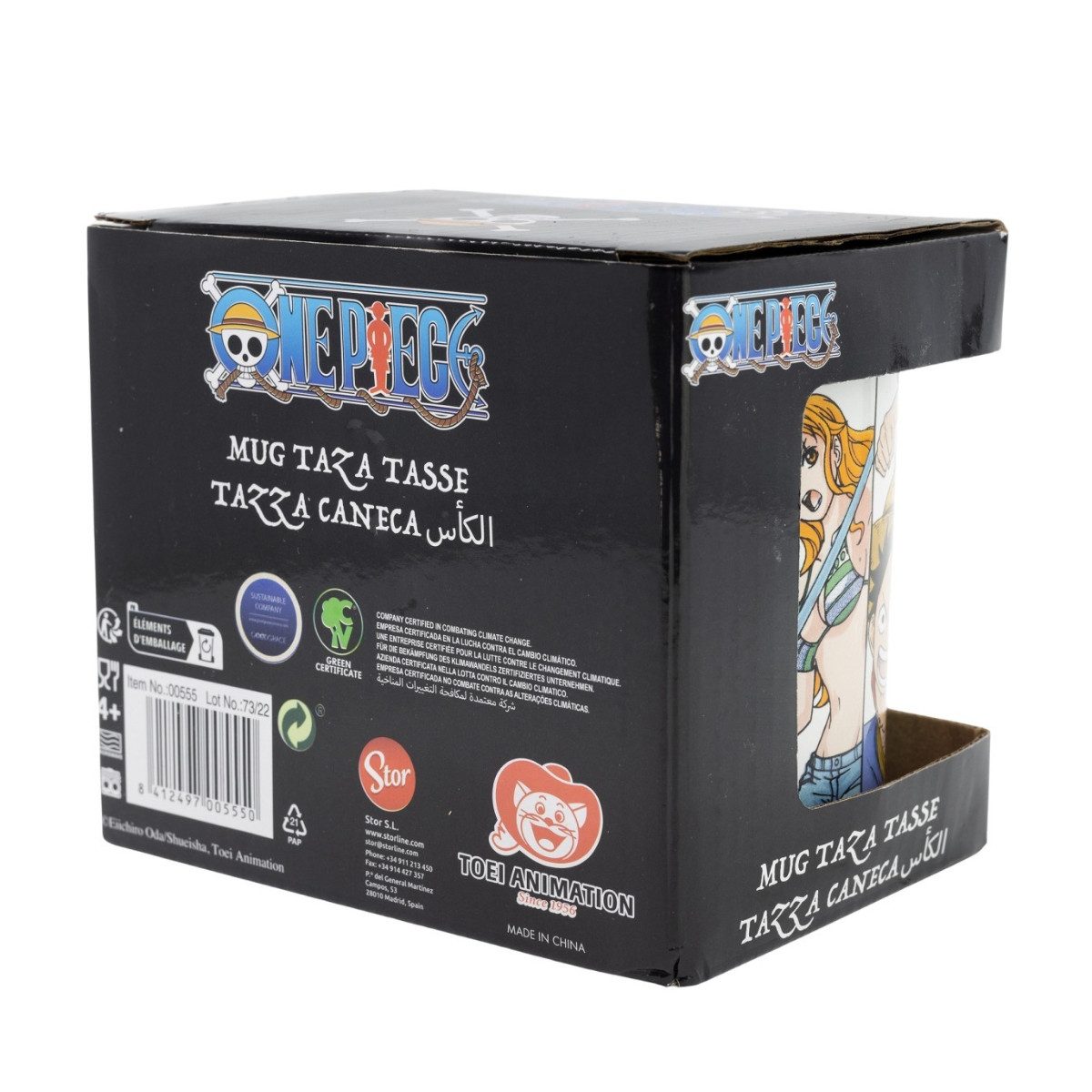 One Piece Tasse Crew Becher 325 ml aus Keramik in Geschenkbox für Kaffee Tee und Kakao, Keramik – Bild 4 von 5