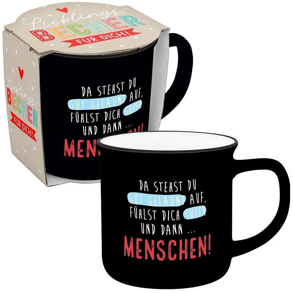 Sheepworld Tasse Tasse Lieblings-Becher Tee Kaffeetasse Geschenk Sheepworld MENSCHEN, Porzellan