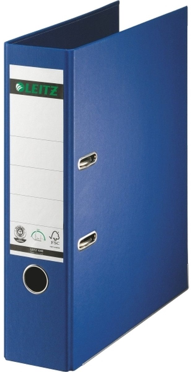 LEITZ Aktenordner Папки с файлами Pappe A4 180 Grad 80mm nachtblau