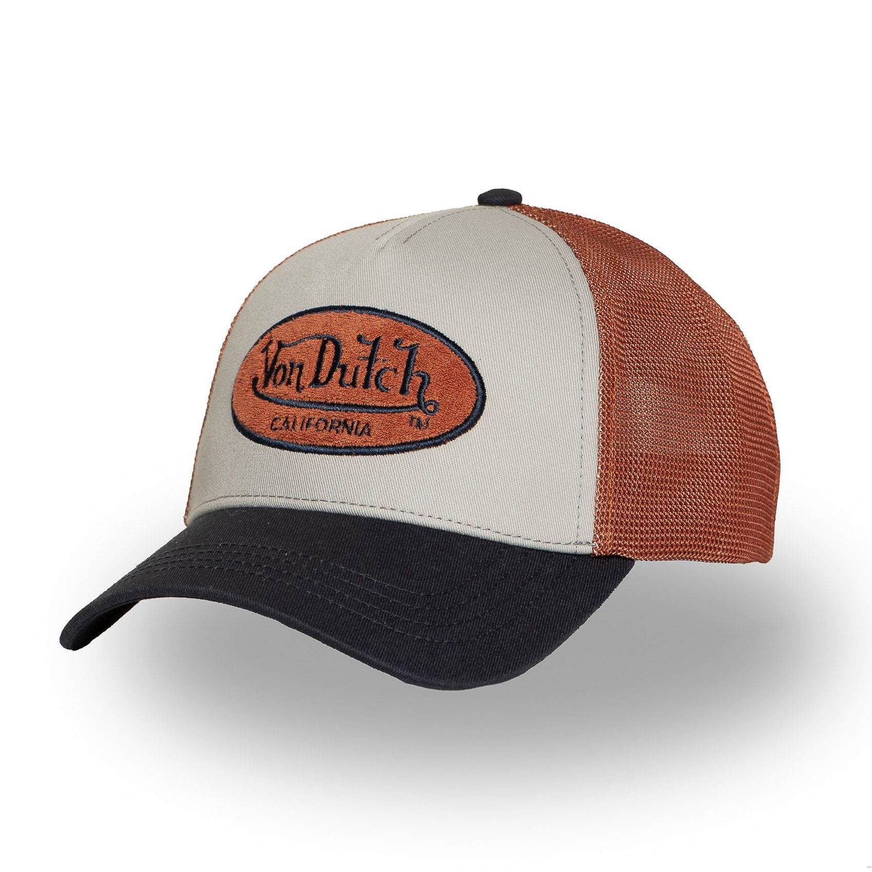 Von Dutch Trucker Cap Von Dutch Originals Trucker Cap - CALIFORNIA TERRY PATCH Mesh (Basecap, Meshcap, Trucker Kappe)