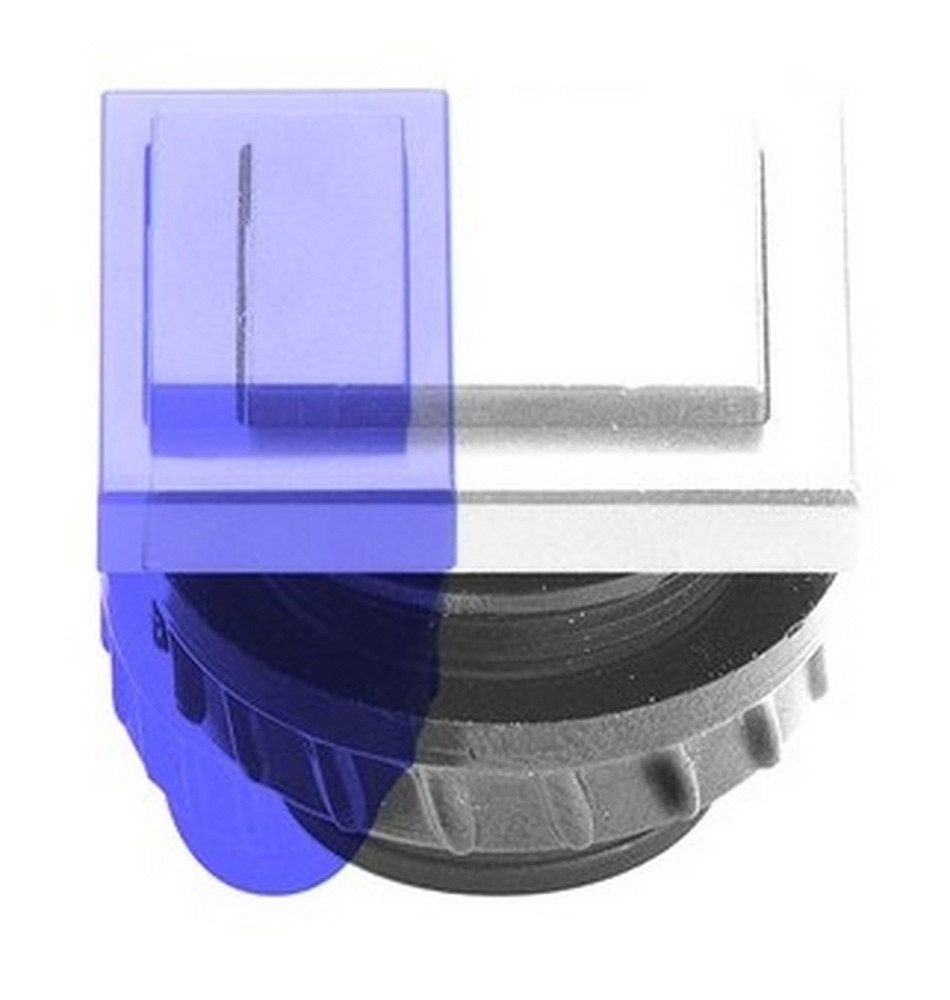 GROTHE Türklingelknopf, Klingeltaster Kunststoff weiß/grau Unterputz eckig 13 mm