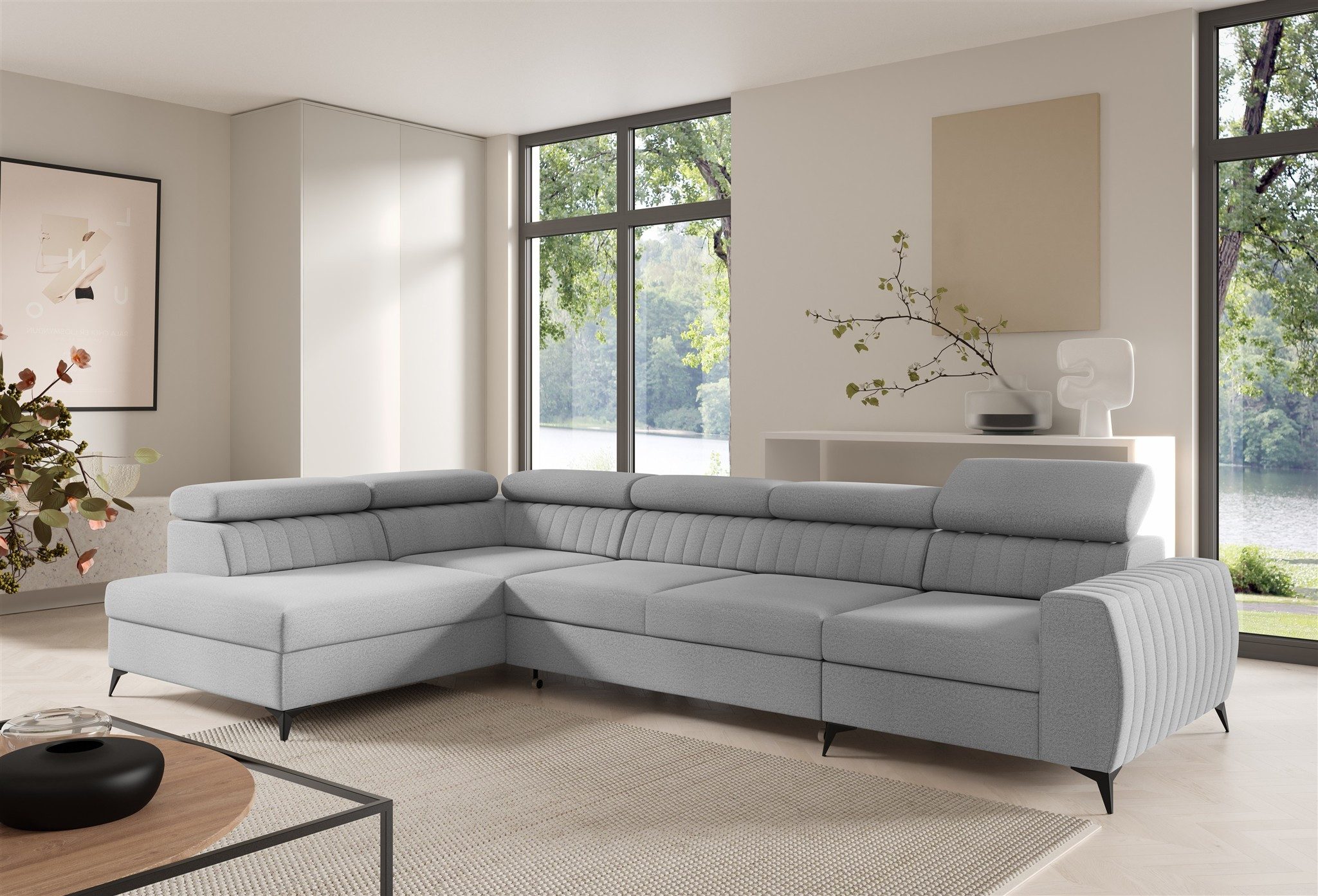 Fun Möbel Ecksofa Schlafsofa Sofa TORONTO günstig online kaufen