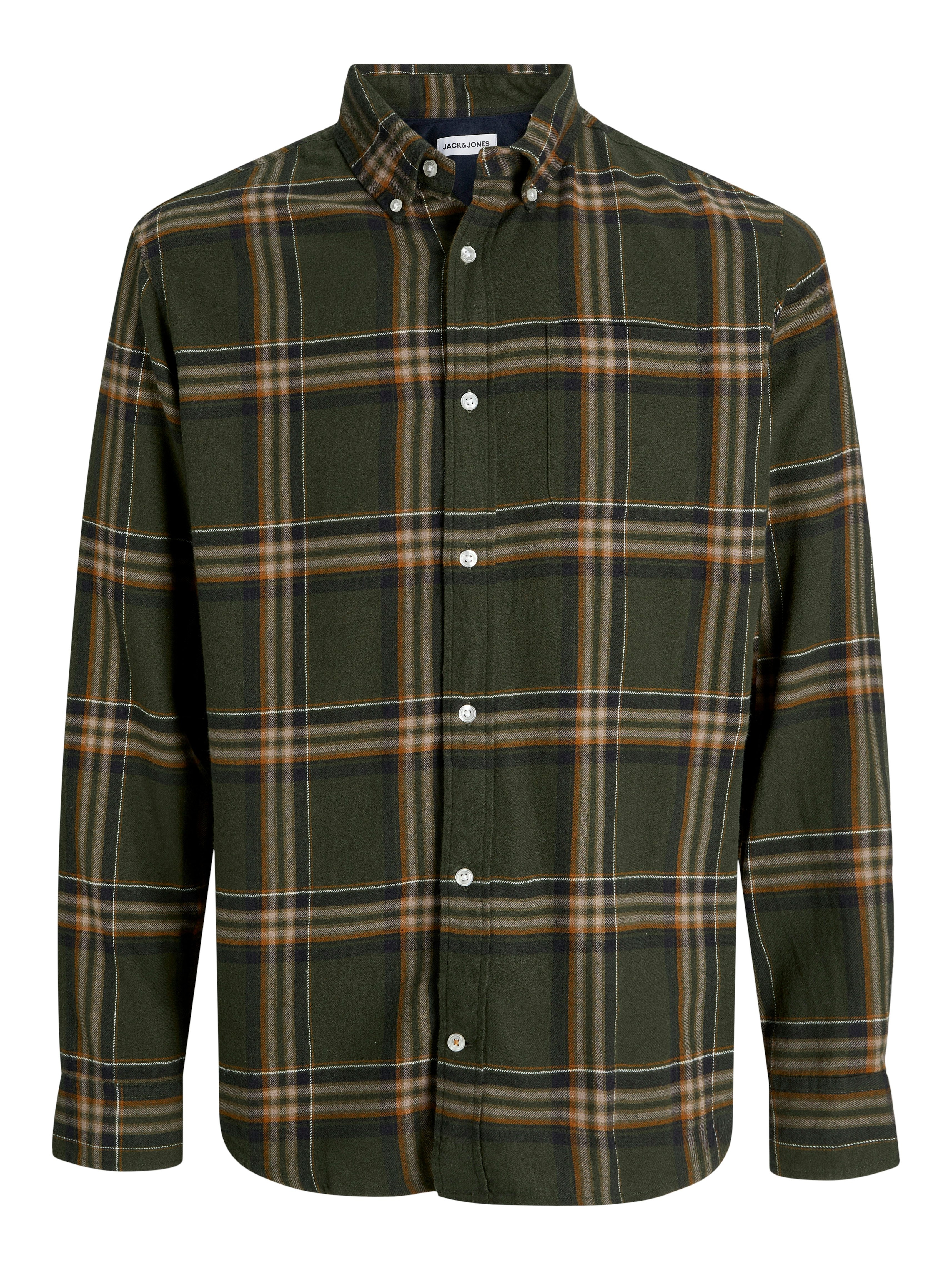 Langarmhemd JJECLASSIC FLANNEL CHECK SHIRT LS SN PLS
