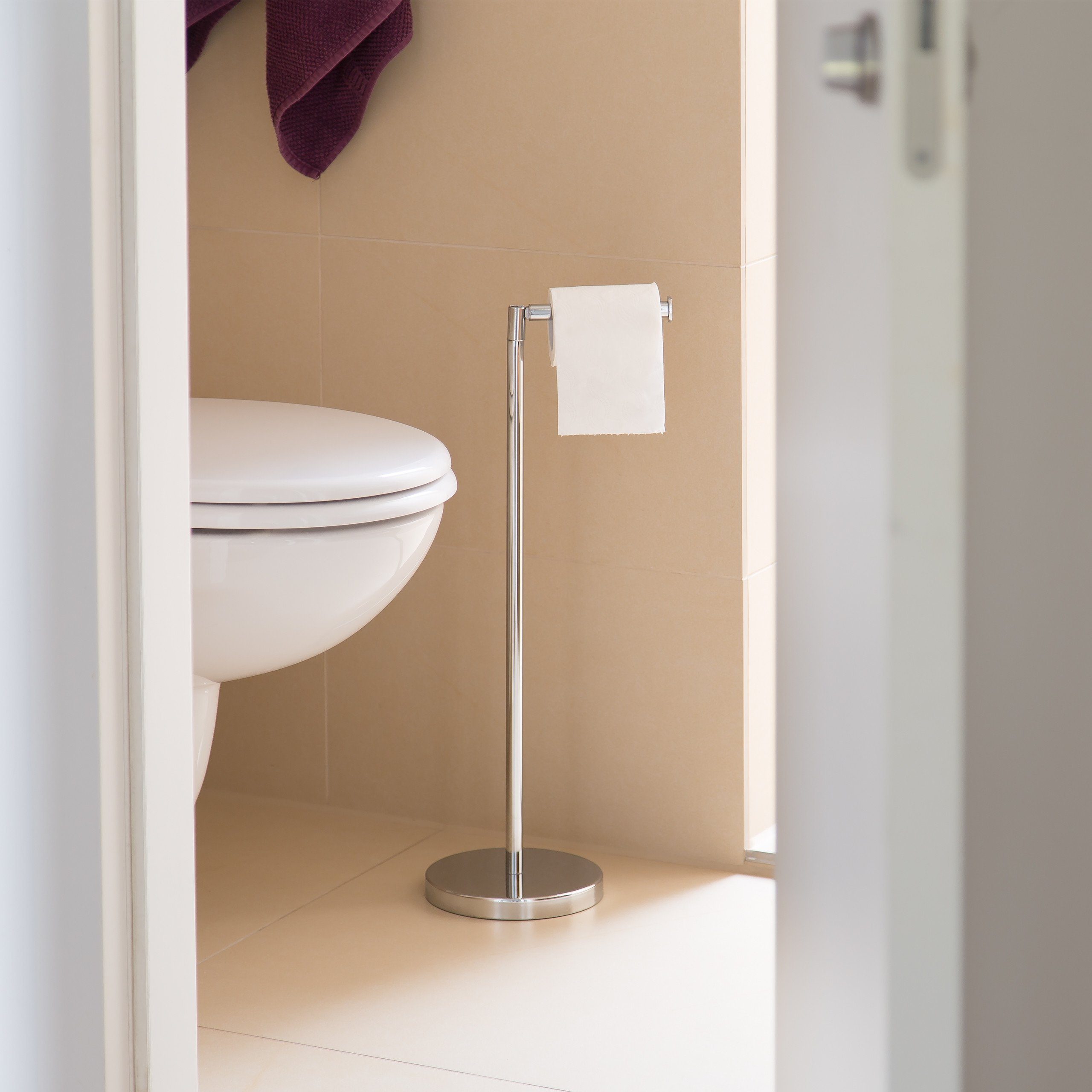 relaxdays Toilettenpapierhalter Toilettenpapierhalter günstig online kaufen