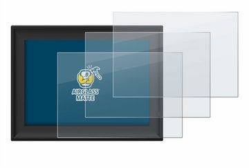 BROTECT flexible Panzerglasfolie für Yenock Digitaler Bilderrahmen 10.1 Zoll, Displayschutzglas, 3 Stück, Schutzglas Glasfolie matt entspiegelt Anti-Reflex