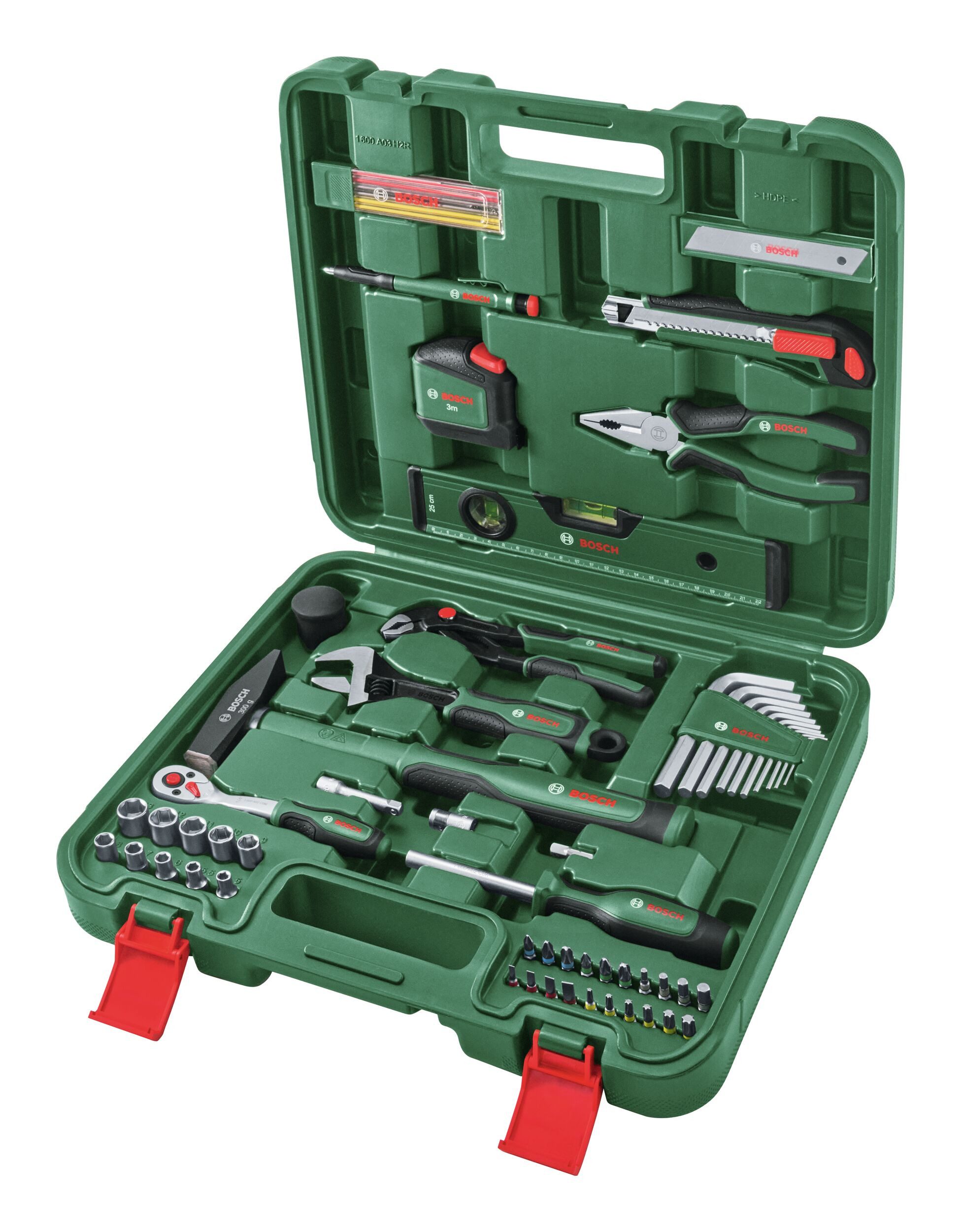 BOSCH Werkzeugset, (73 Teile), Werkzeug-Set, 73-teilig