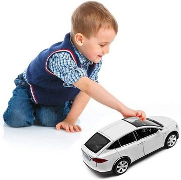 XDeer Modellauto Automodell,1:32 Autolegering mit Ton und Licht, Spielzeugauto mit Rückziehfunktion,Geschenk für Kinder