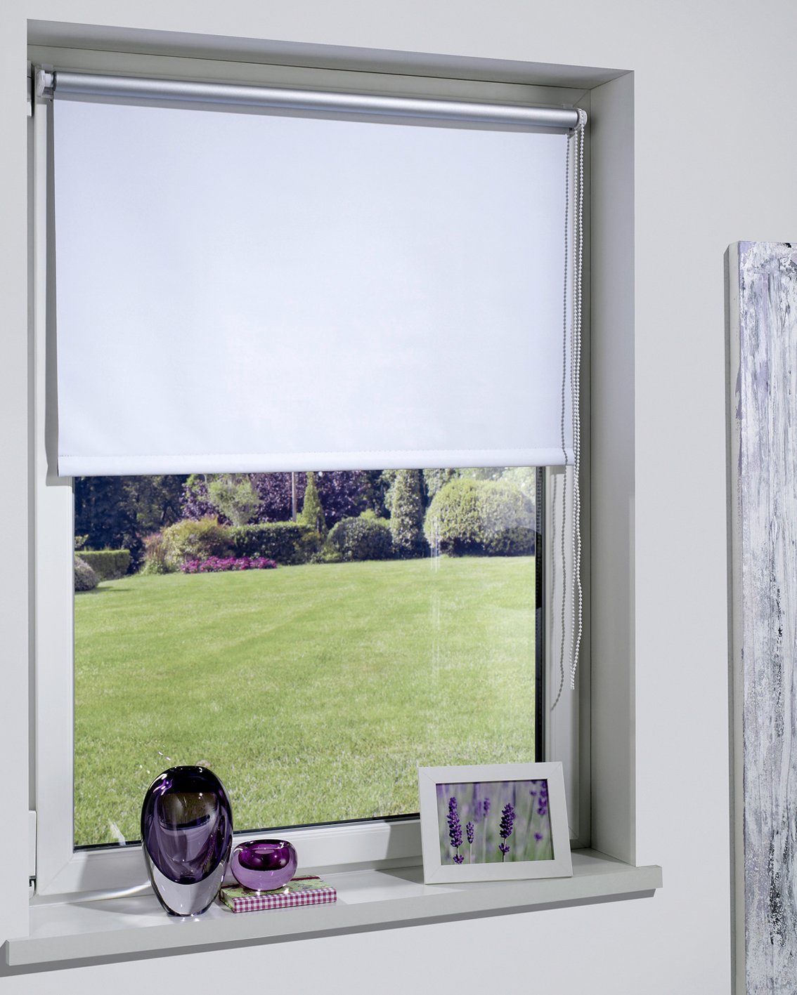 Verdunklungsrollo Thermorollo ohne Bohren, DécoProfi, verdunkelnd, mit Bohren/ohne Bohren, Fenster- oder Wandmontage – Bild 4 von 5