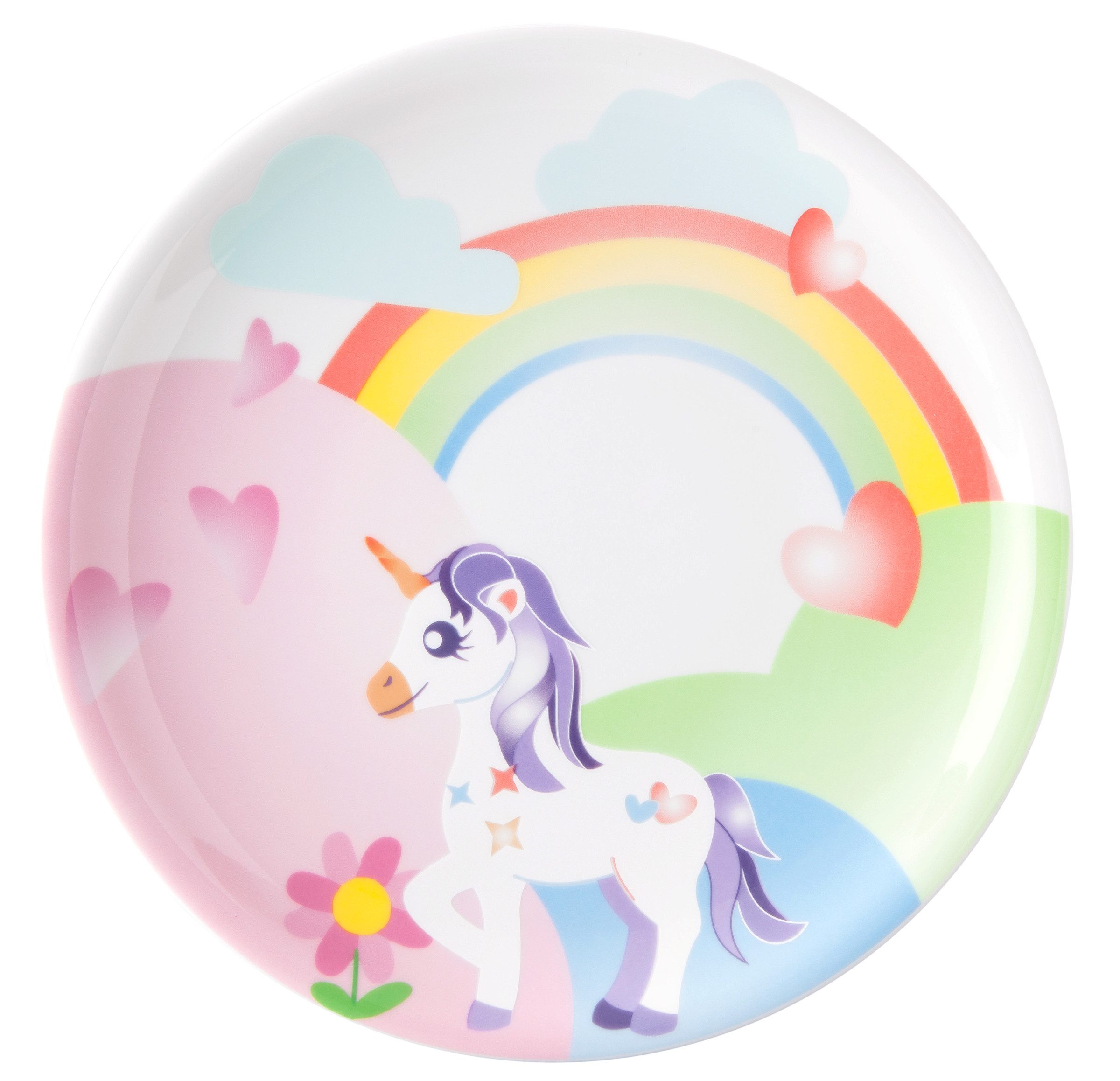 Seltmann Weiden Speiseteller Compact - Mein kleines Einhorn, (1 St), rund 25,5 cm