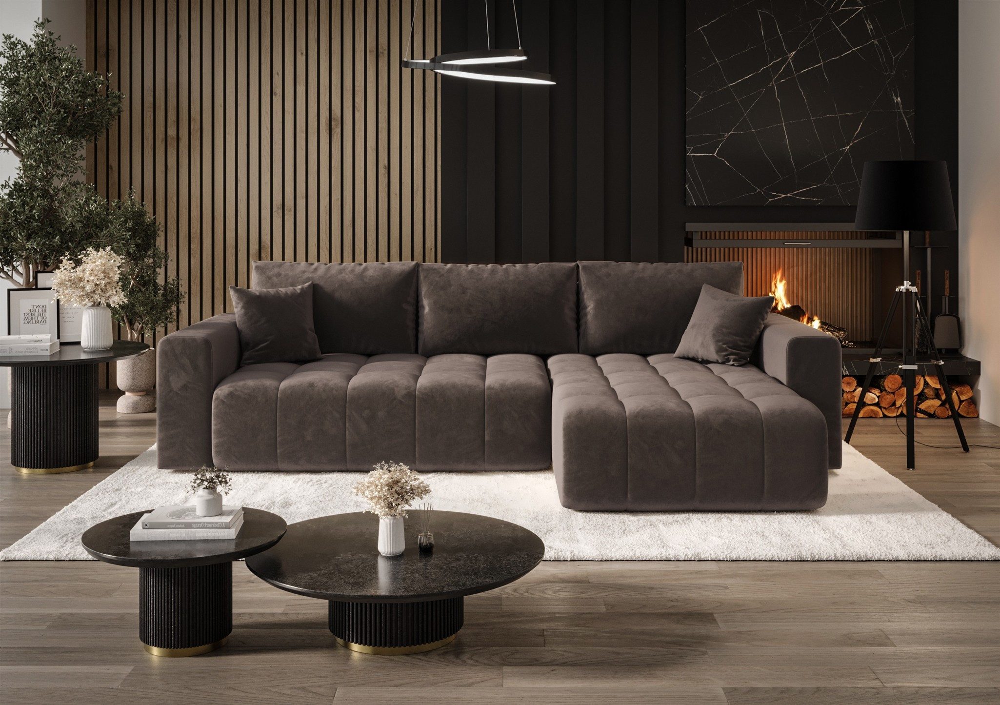 Fun Möbel Ecksofa Sofa Schlafsofa CAMILA günstig online kaufen
