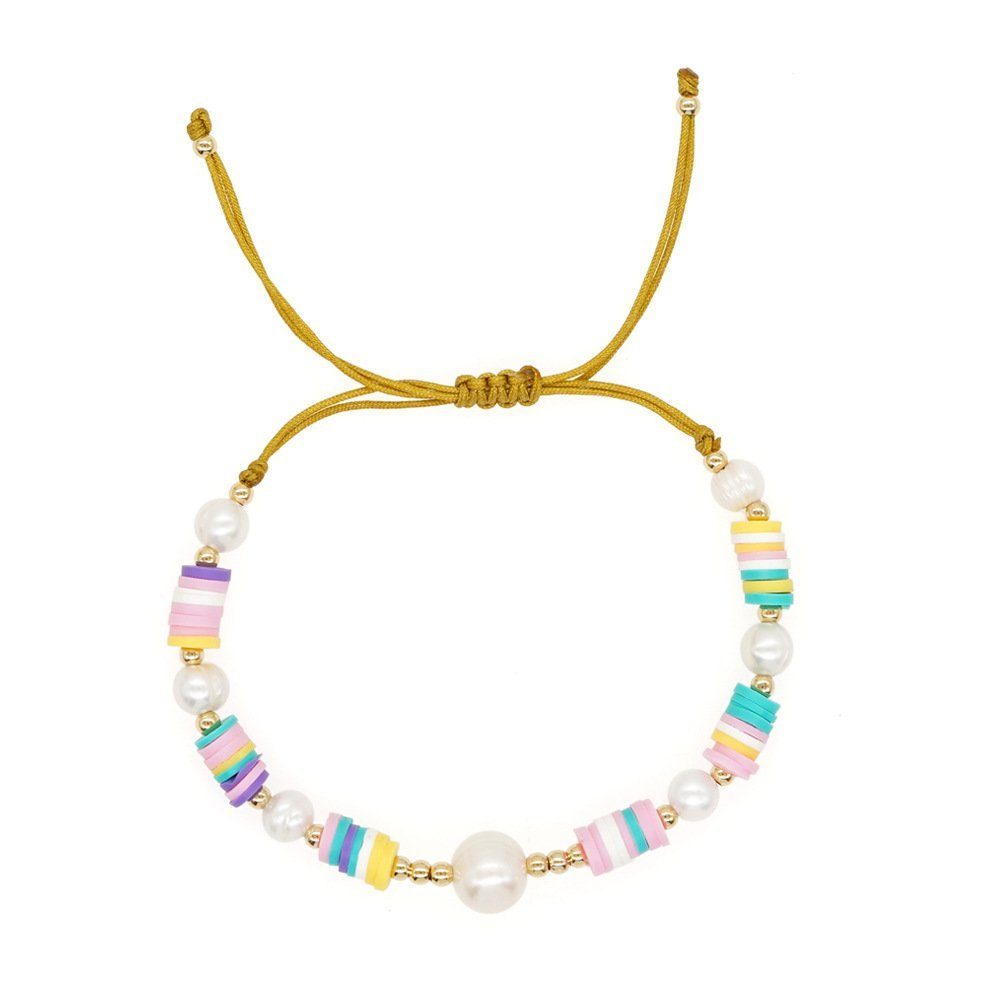 Invanter Bettelarmband 2024 New Tao Natural Süßwasser Perle Damen Armband, Weihnachtsgeschenke für Frauen , inkl Geschenktasche
