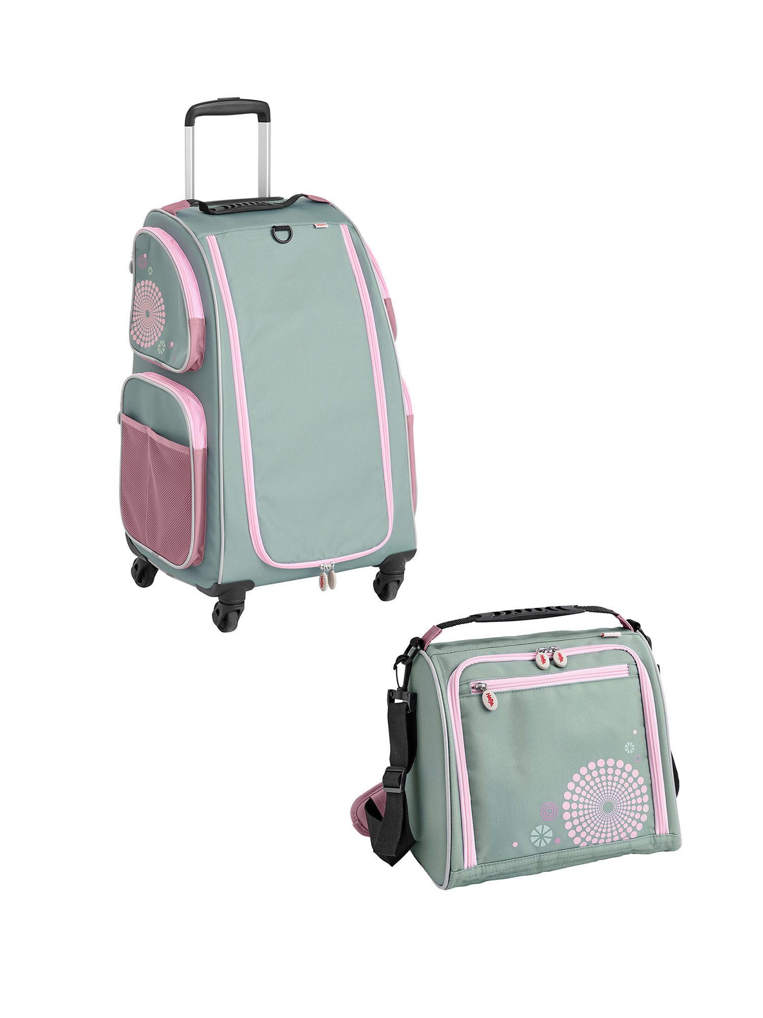 Haba Kinderkoffer Schranktrolley 4 Rollen und Trolleytasche, Reisekoffer Kinder, Trolley Kinder, Чемоданыset Kids