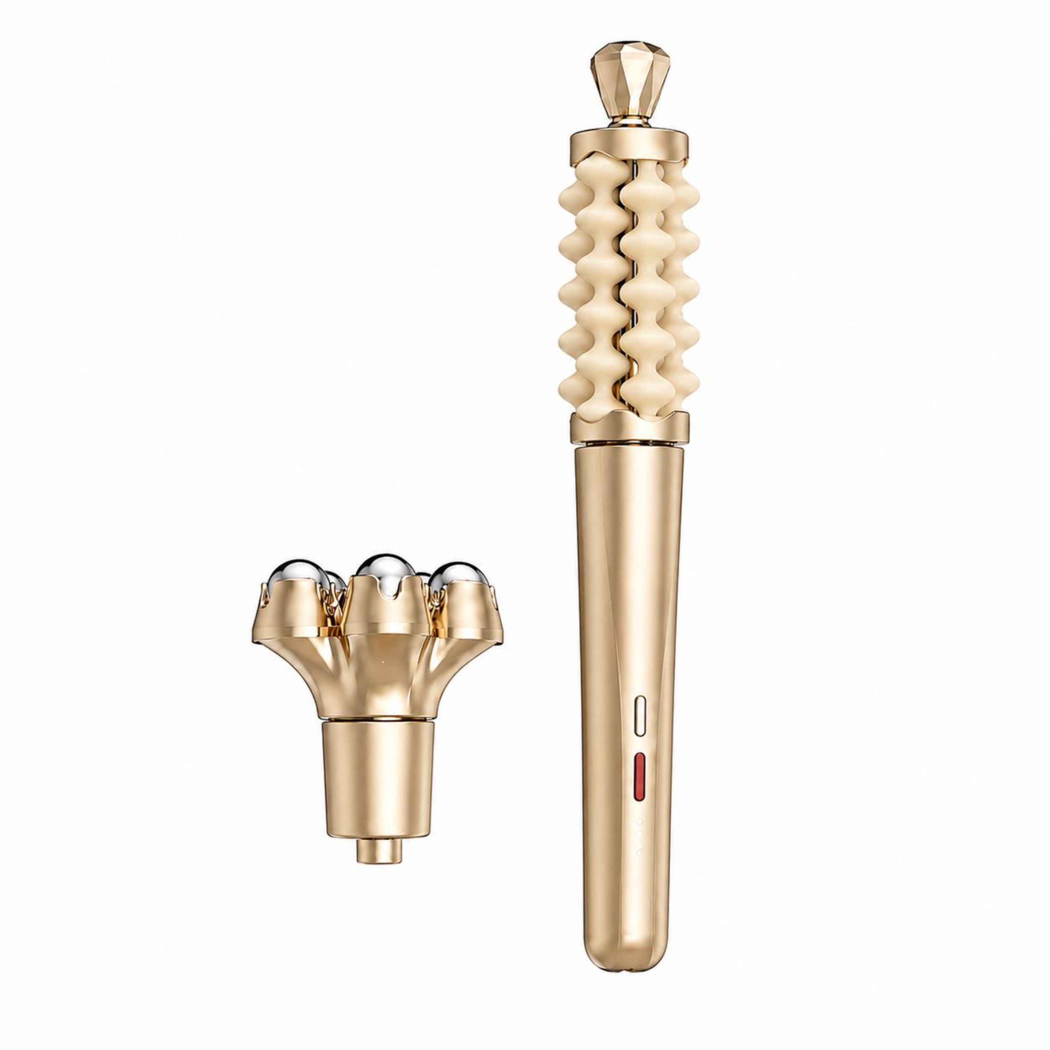 Lalano`S Cosmetics Gesichtsmassagegerät 2-in-1 Beauty Massager Anti-Aging-Gerät Sculptlift Pro, Set, 1 Handstück, 2 Aufsätze, 1 USB Kabel, Kabellos, wiederaufladbar, 3 Intensitätsstufen