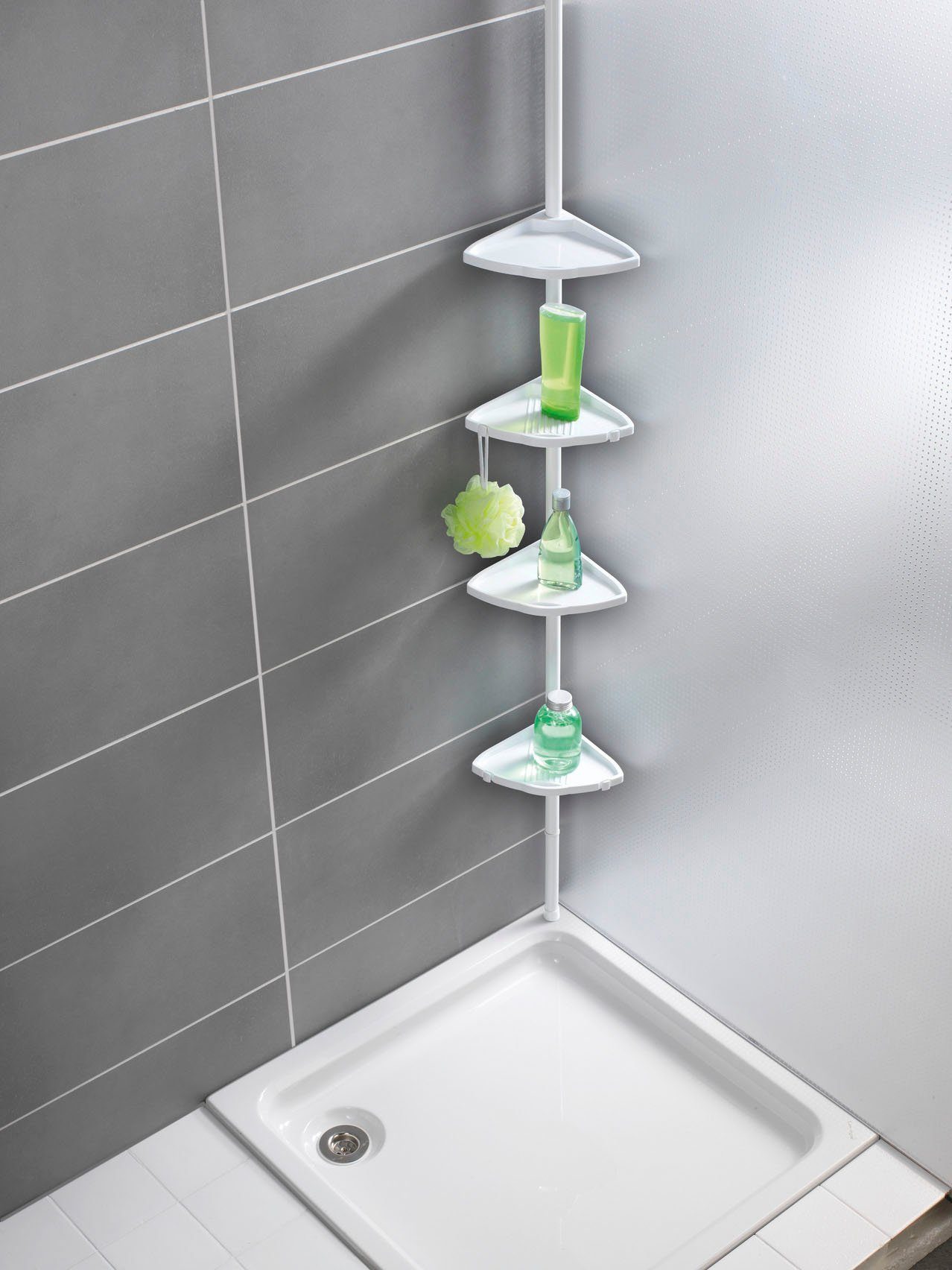WENKO Duschablage Teleskop Duschecke Compact günstig online kaufen