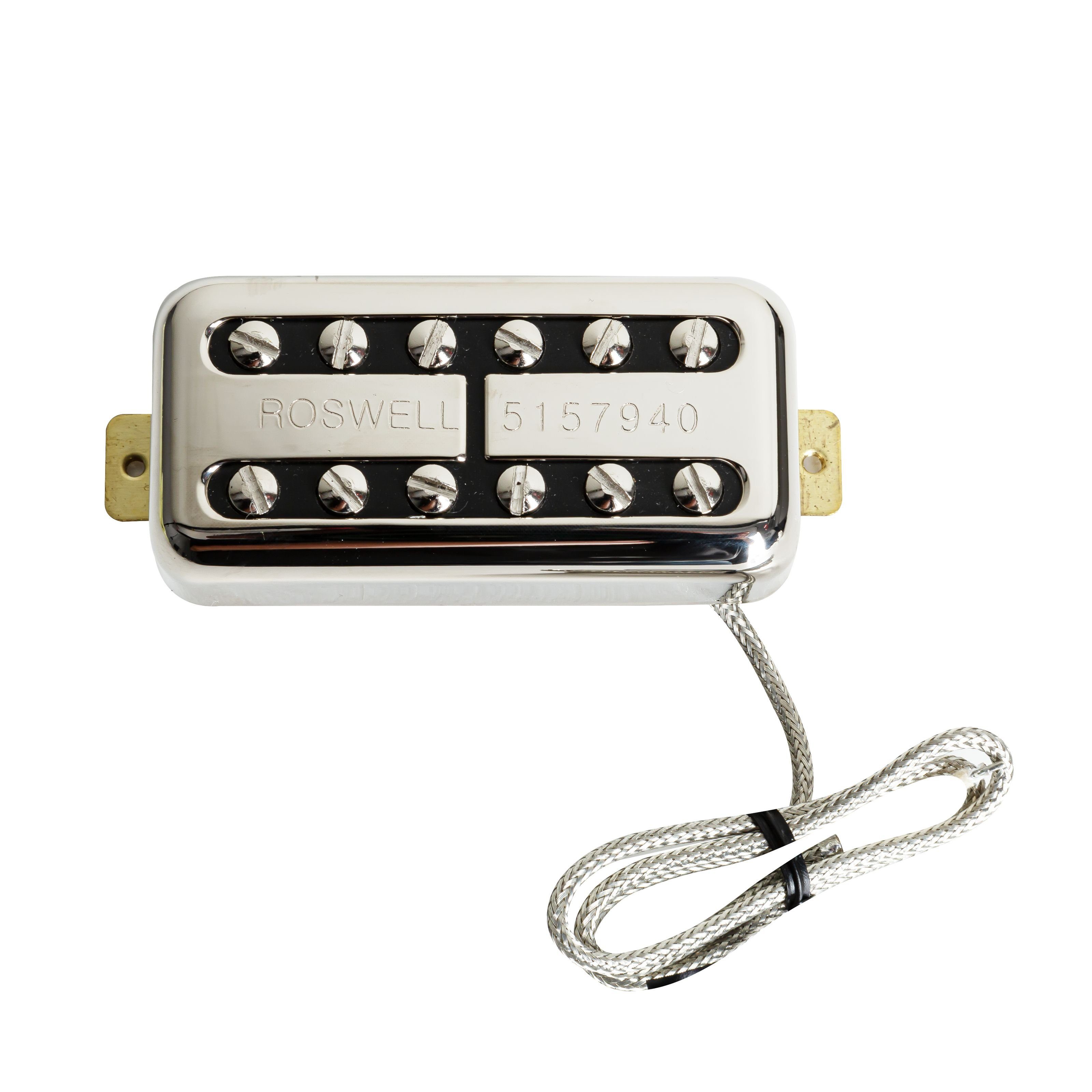 Roswell Pickups Tonabnehmer, (E-Gitarre Tonabnehmer, Humbucker), FLT2-N Alnico V Hot Rod Neck Nickel Ear Mount - Humbucker