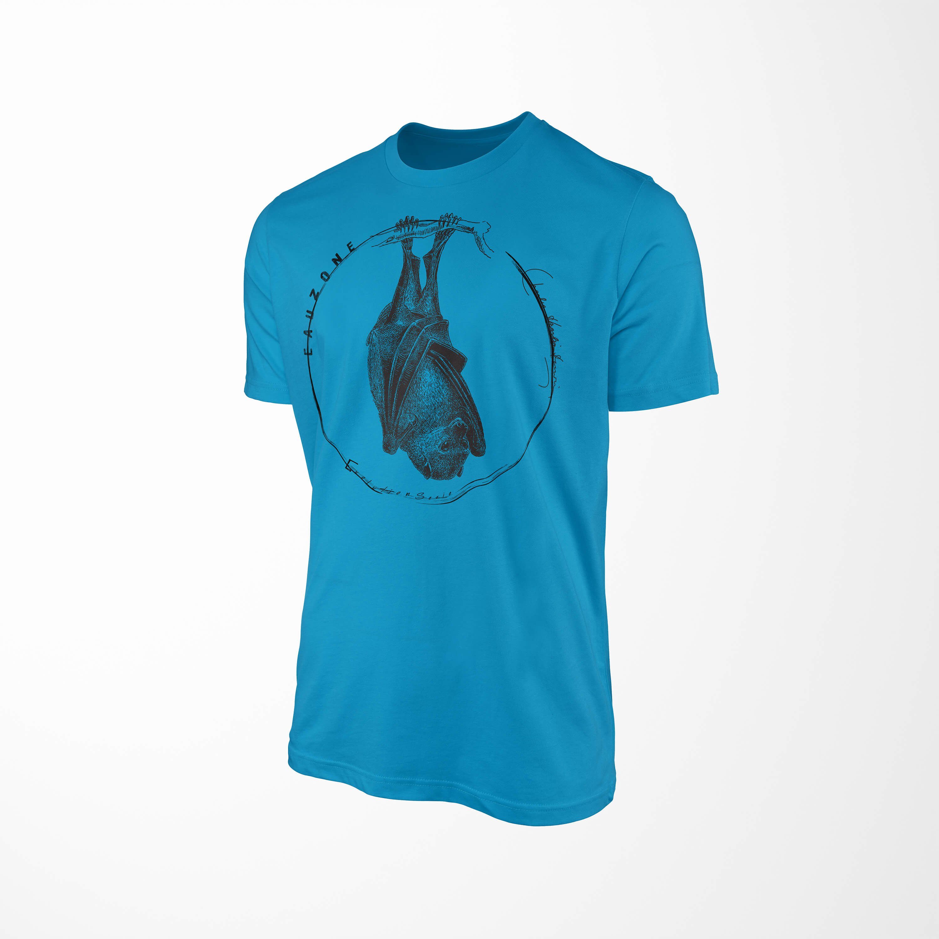Atoll T-Shirt Herren Fledermaus Sinus Art T-Shirt Evolution