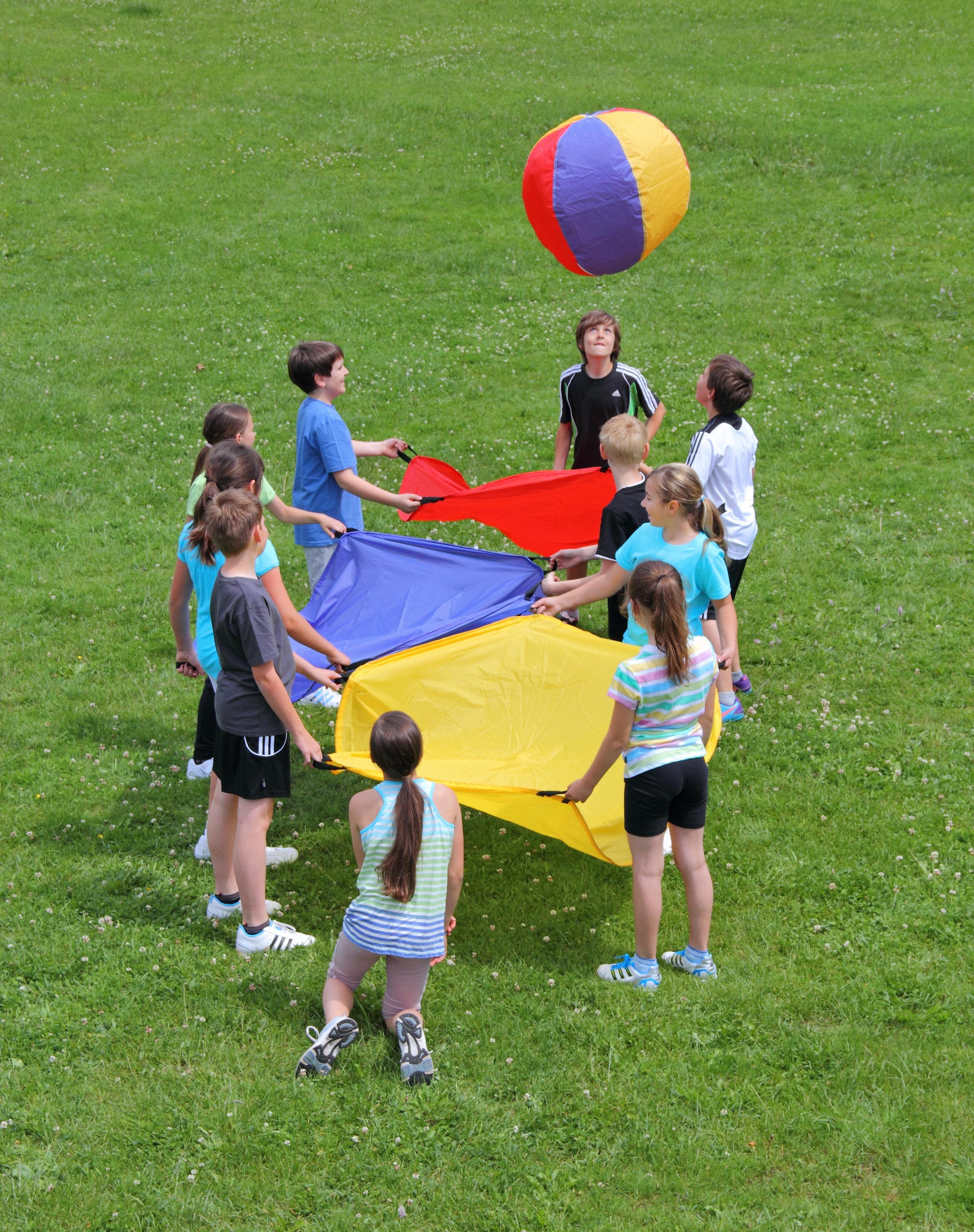Betzold Outdoor-Spielzeug Schwungtuch-Ballspiel, Textil