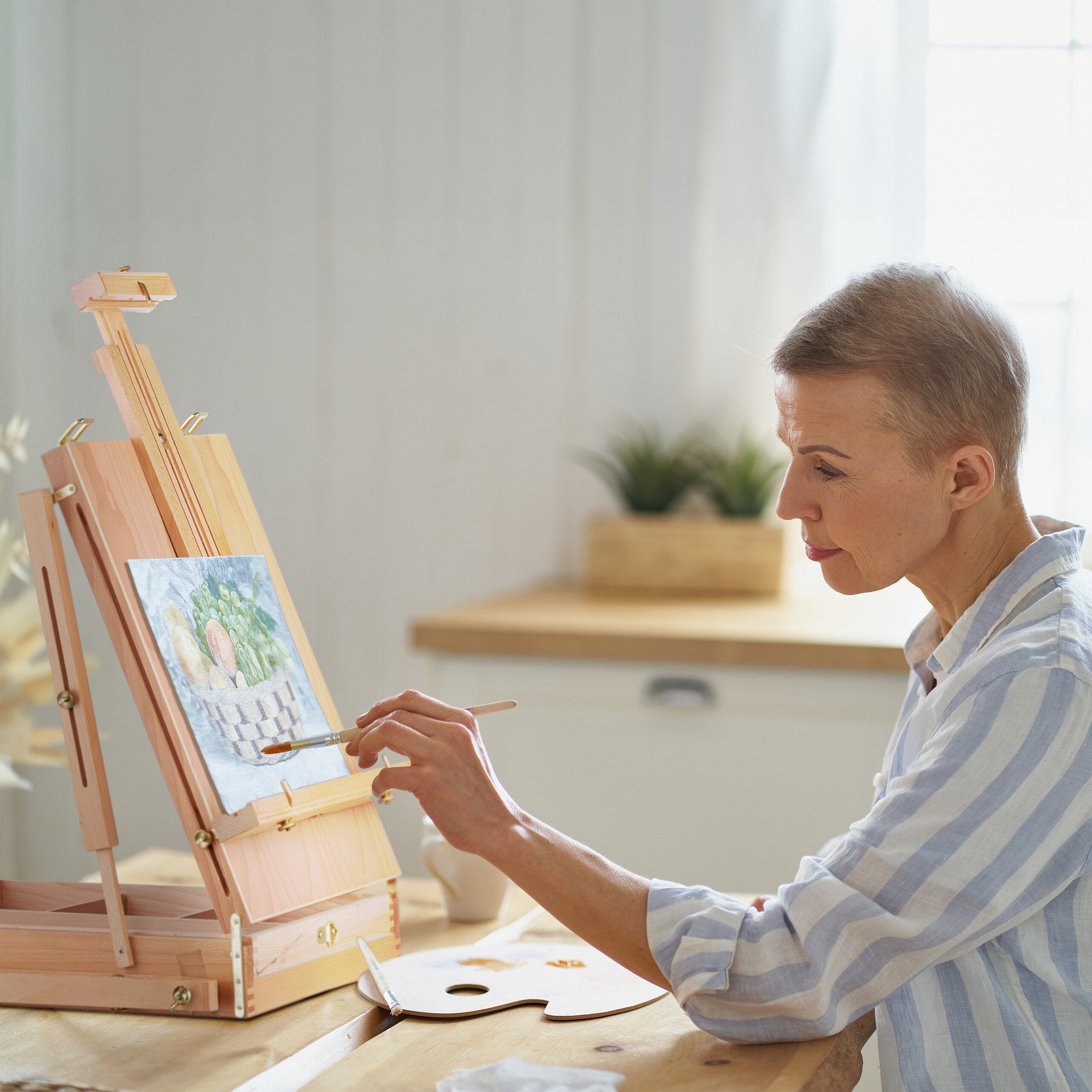 relaxdays Kofferstaffelei Große Kofferstaffelei