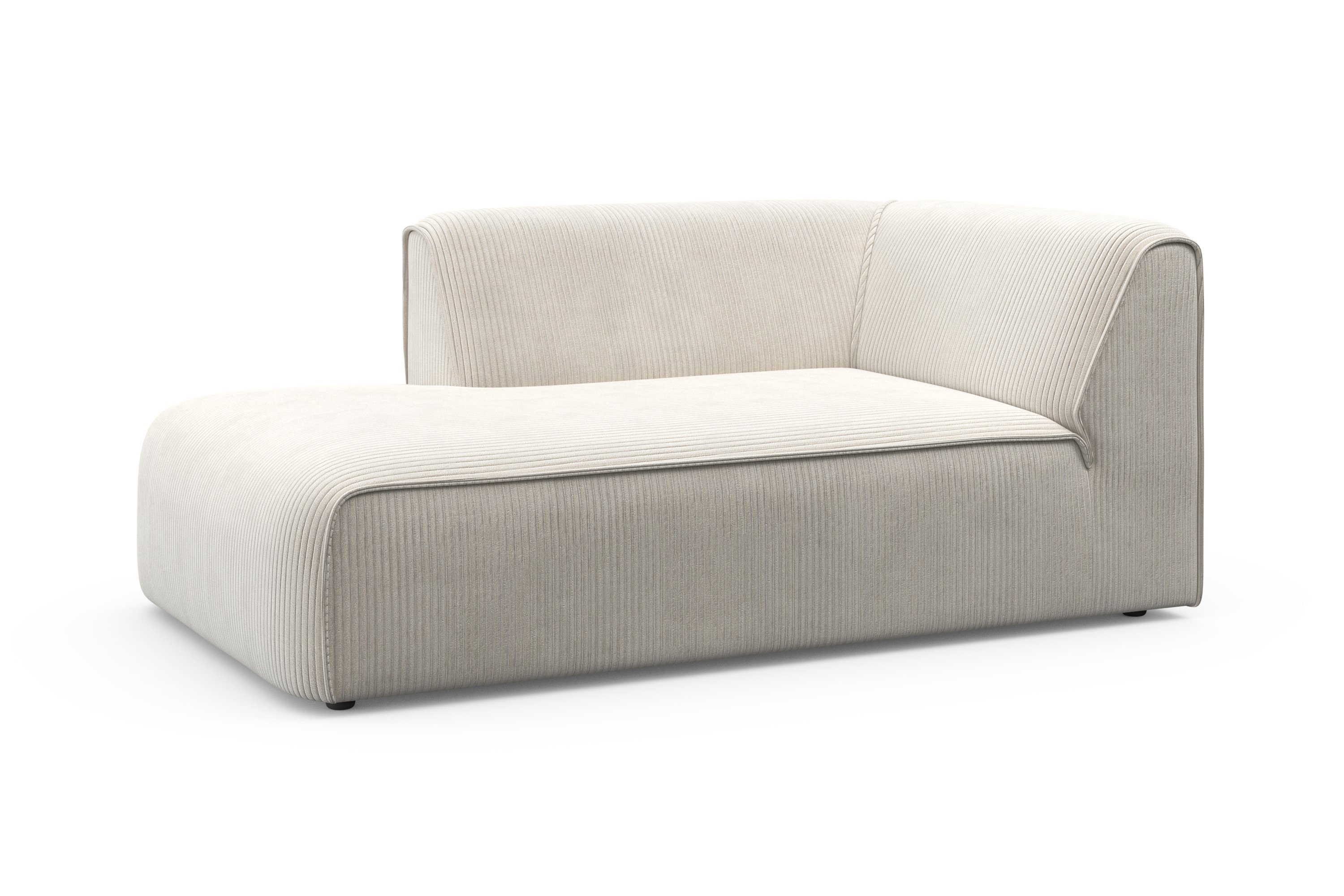 OTTO home Ottomane Merid Chaiselongue, Maße B/T/H: 100/162/70 cm, als Modul oder separat verwendbar, für individuelle Zusammenstellung