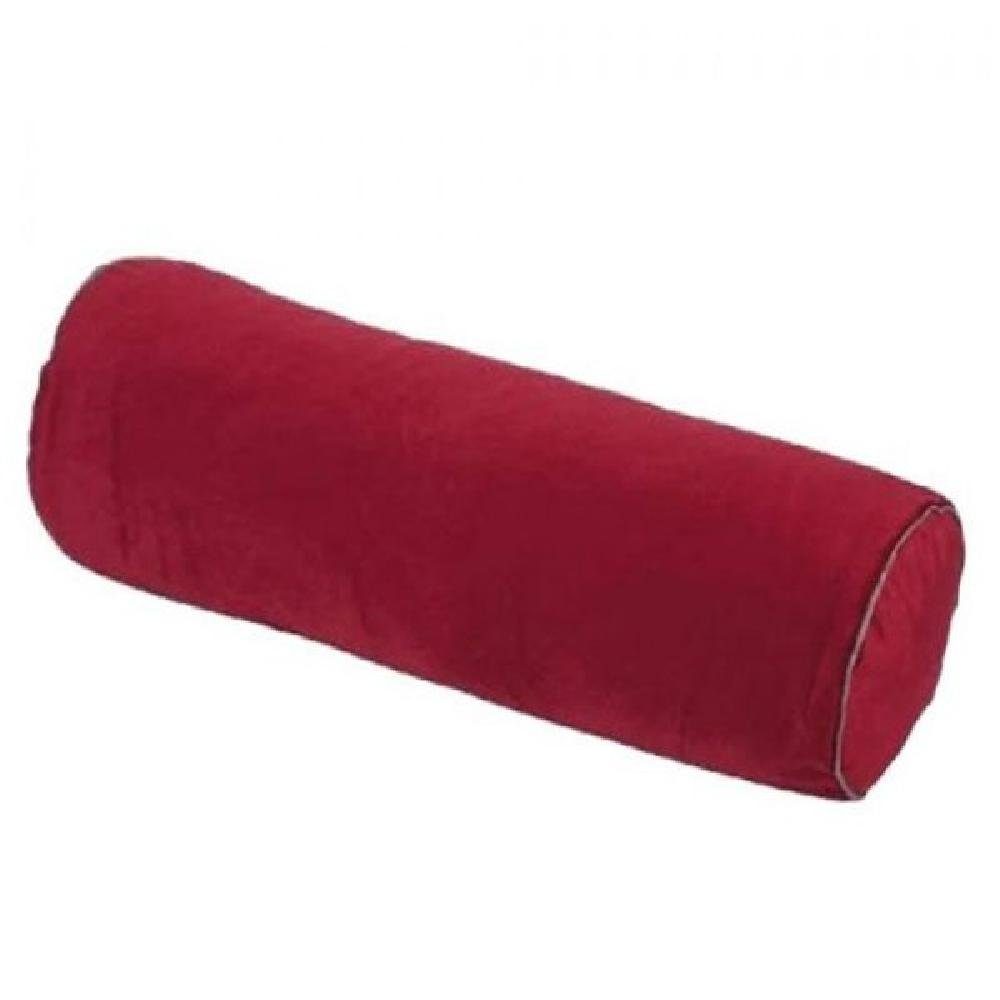 Kissenhülle Kissenhülle Elegance für Nackenrolle Rot (25x50cm), PAD