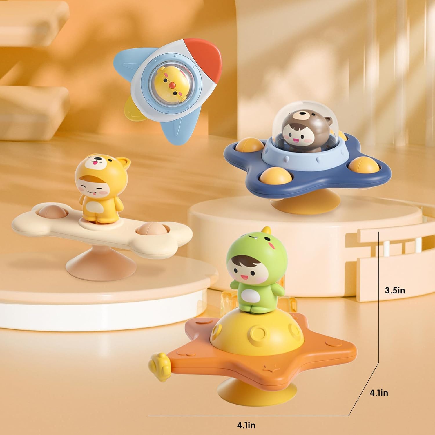 Coonoor Badespielzeug 3 Stück Baby Spielzeug, günstig online kaufen