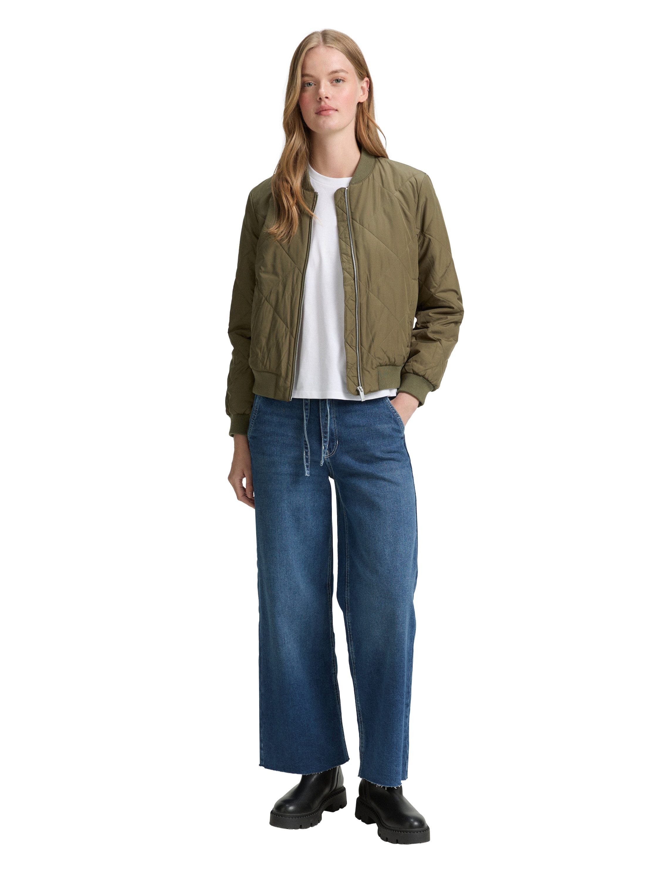 TOM TAILOR Denim Bomberjacke mit Strukurmuster