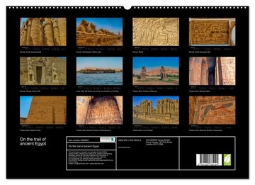 CALVENDO Wandkalender On the trail of the ancient Egypt (Premium-Calendar 2023 DIN A2 Landscape)