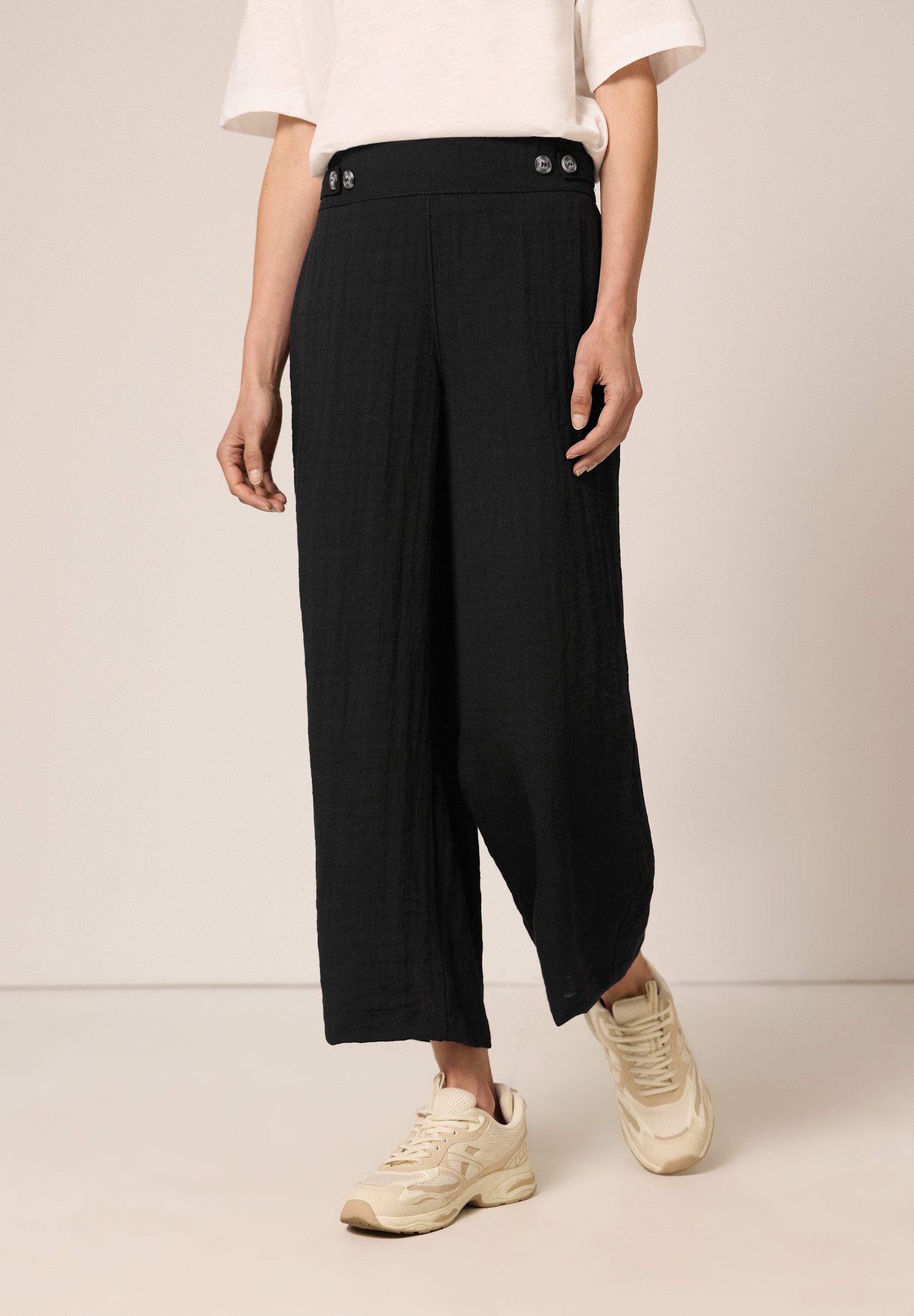 STREET ONE STUDIO Stoffhose Middle Waist