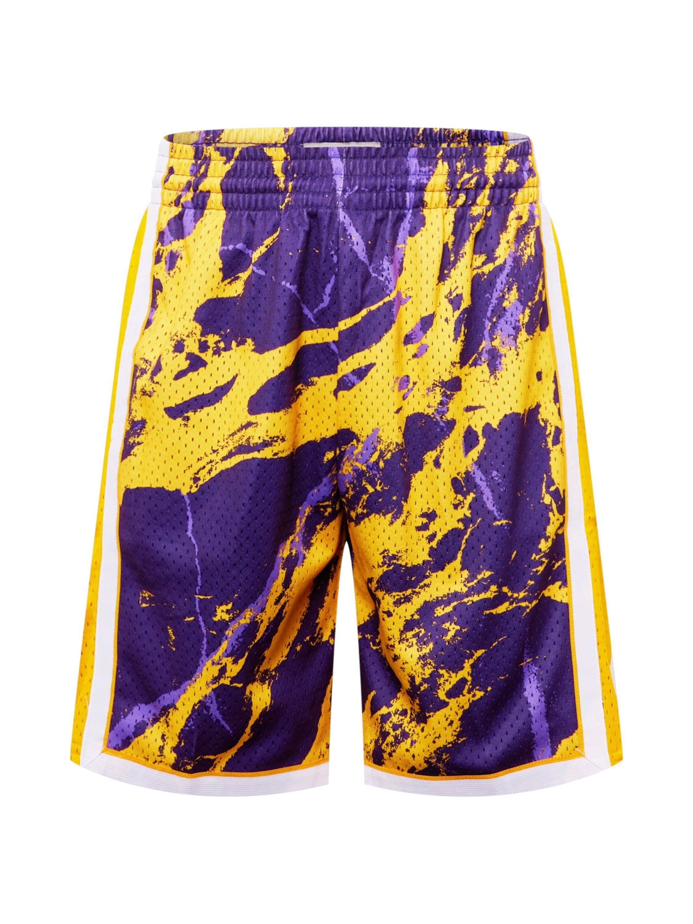 Mitchell & Ness Shorts (1-tlg) Pattern / Purple