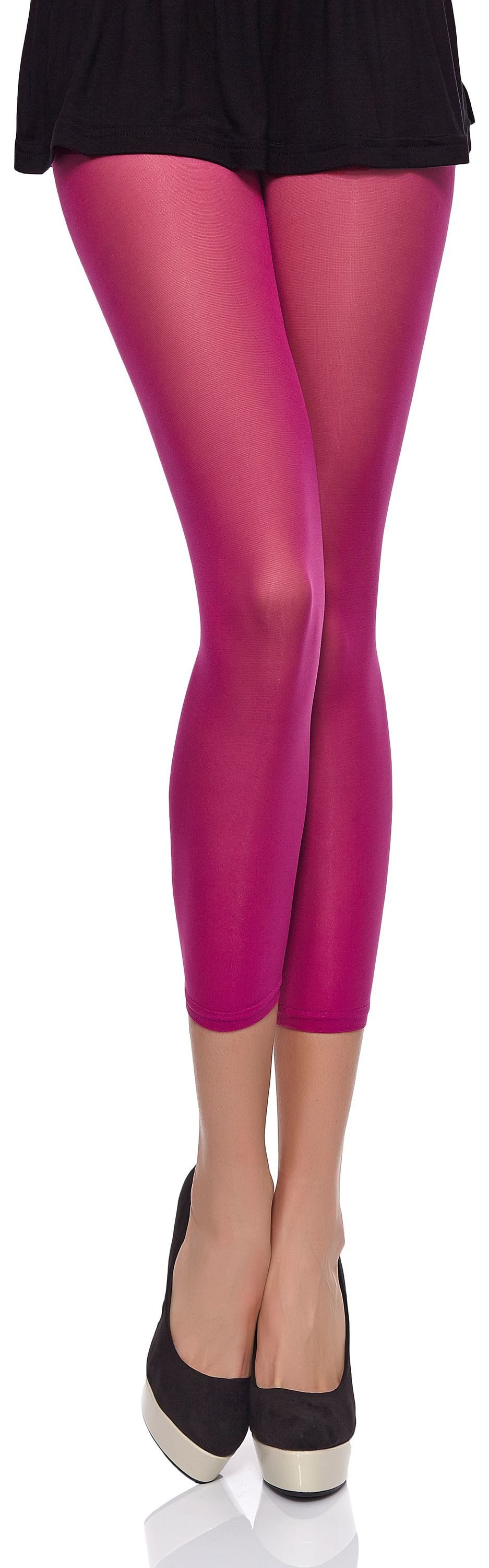 Merry Style Leggings Damen Mikrofaser Leggings 40 DEN MSSS006 (1-tlg) elastischer Bund