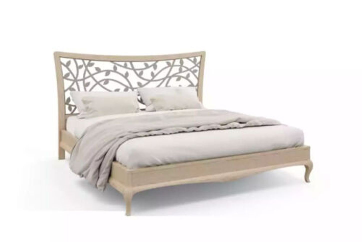 JVmoebel Bett Modern Bett Luxus Design Bettrahmen Holz Neu (1-tlg., Bett), Made in Italy