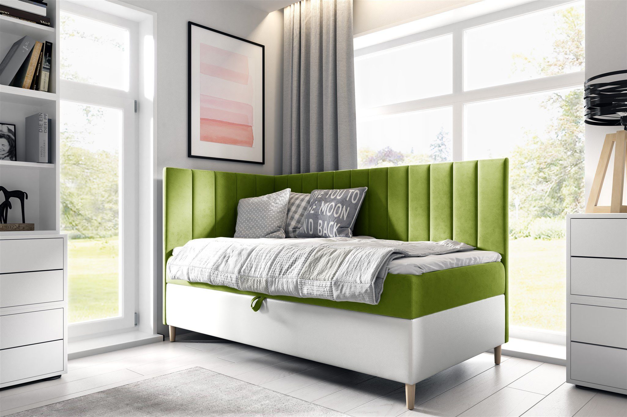 Boxbett Gästebett Kinderbett HELVI Nr.3