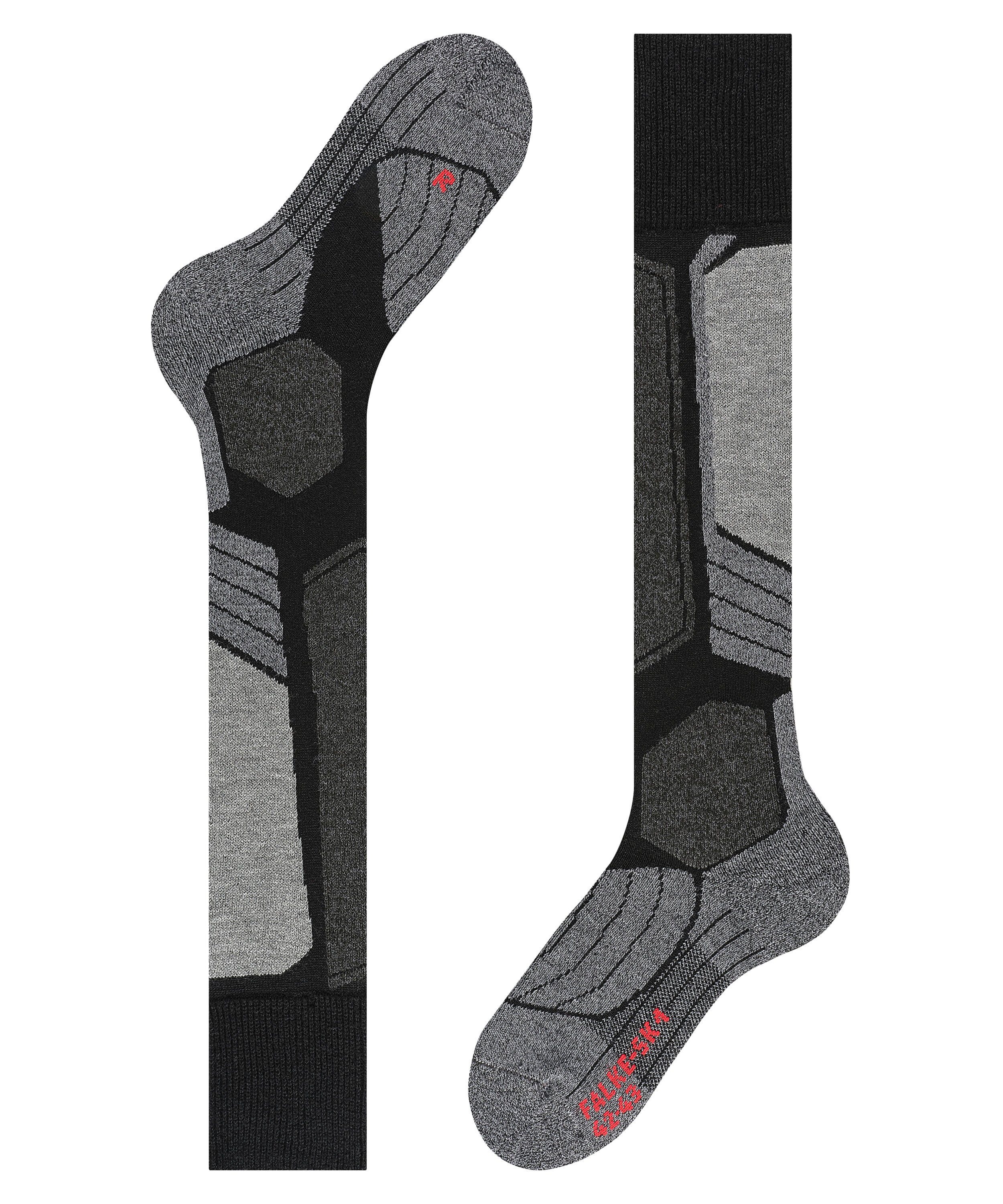maximale (1-Paar) Polsterung FALKE black-mix hohen Comfort (3010) für Komfort SK1 Skisocken