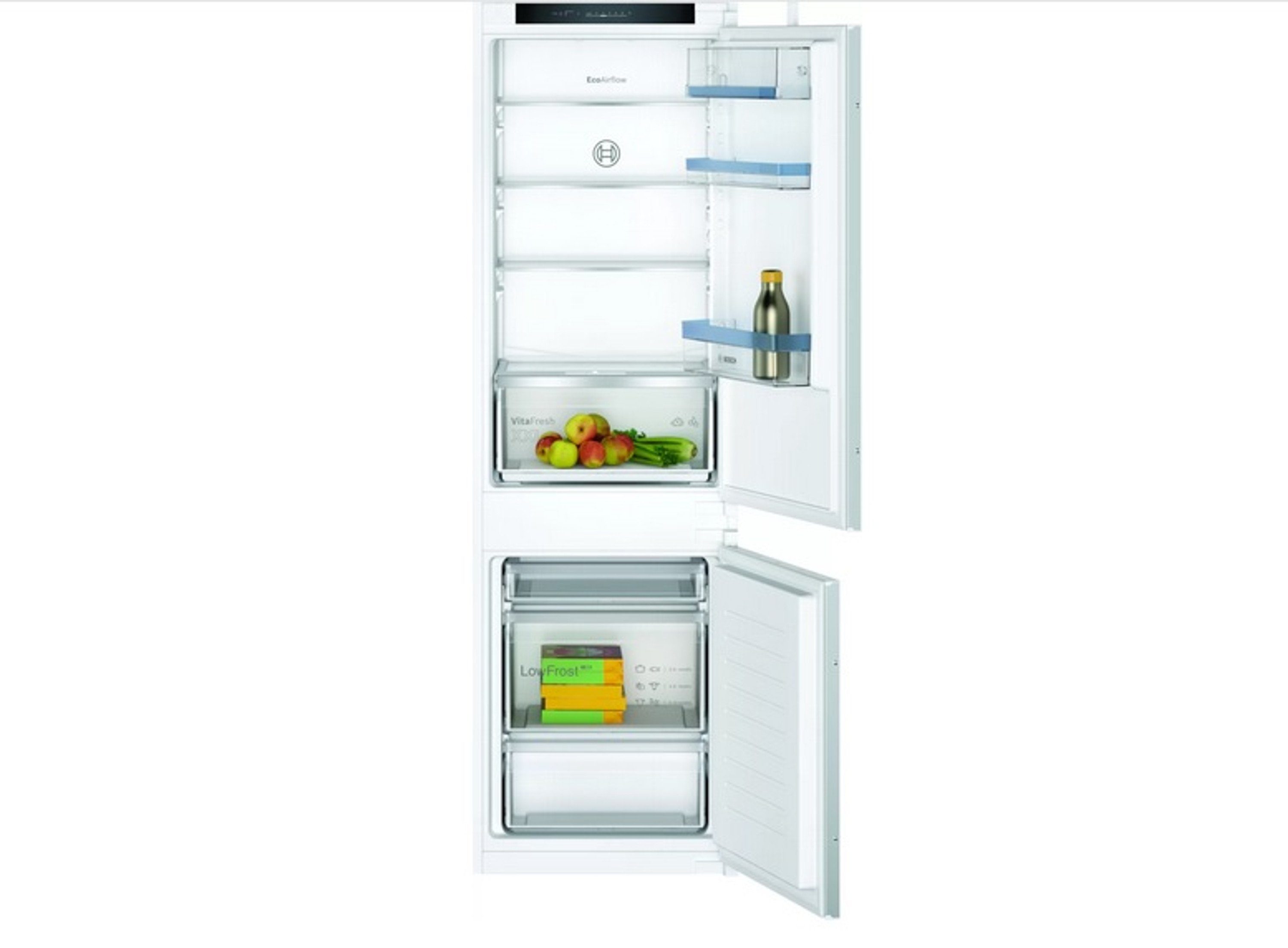 BOSCH Einbaukühlschrank KIV86VSE0, Die geräumige Kühl-Gefrierkombination  hält mit VitaFresh XXL Lebensmittel länger frisch. online kaufen | OTTO