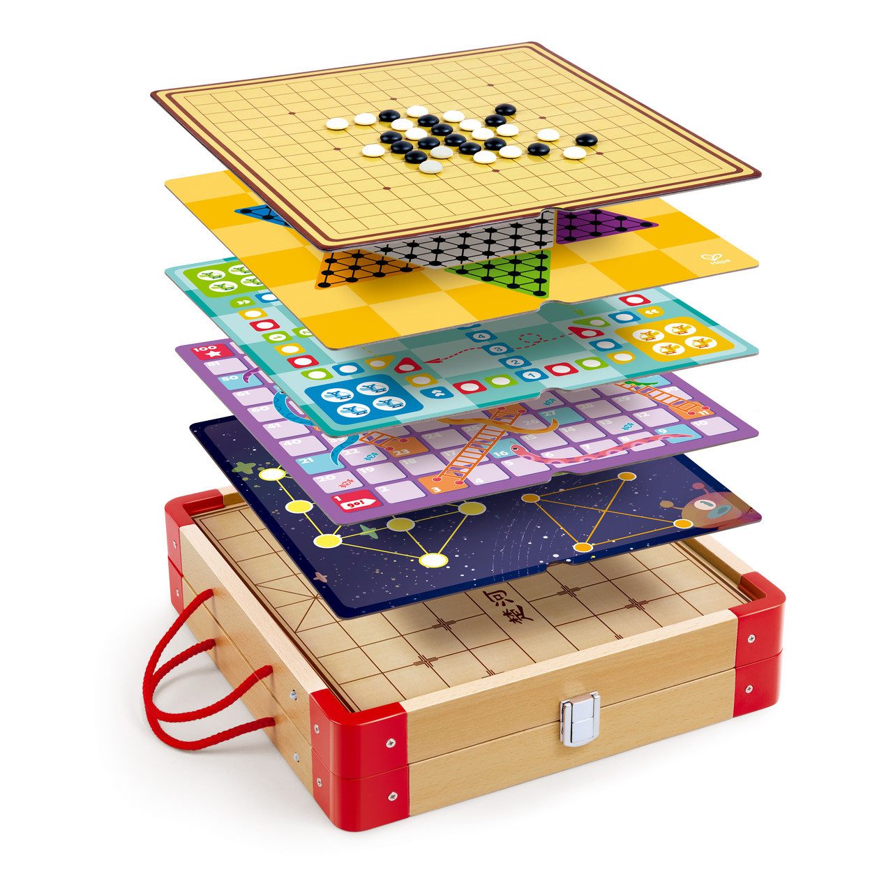 Hape Spiel 22-in-1 Spielesammlung aus Holz