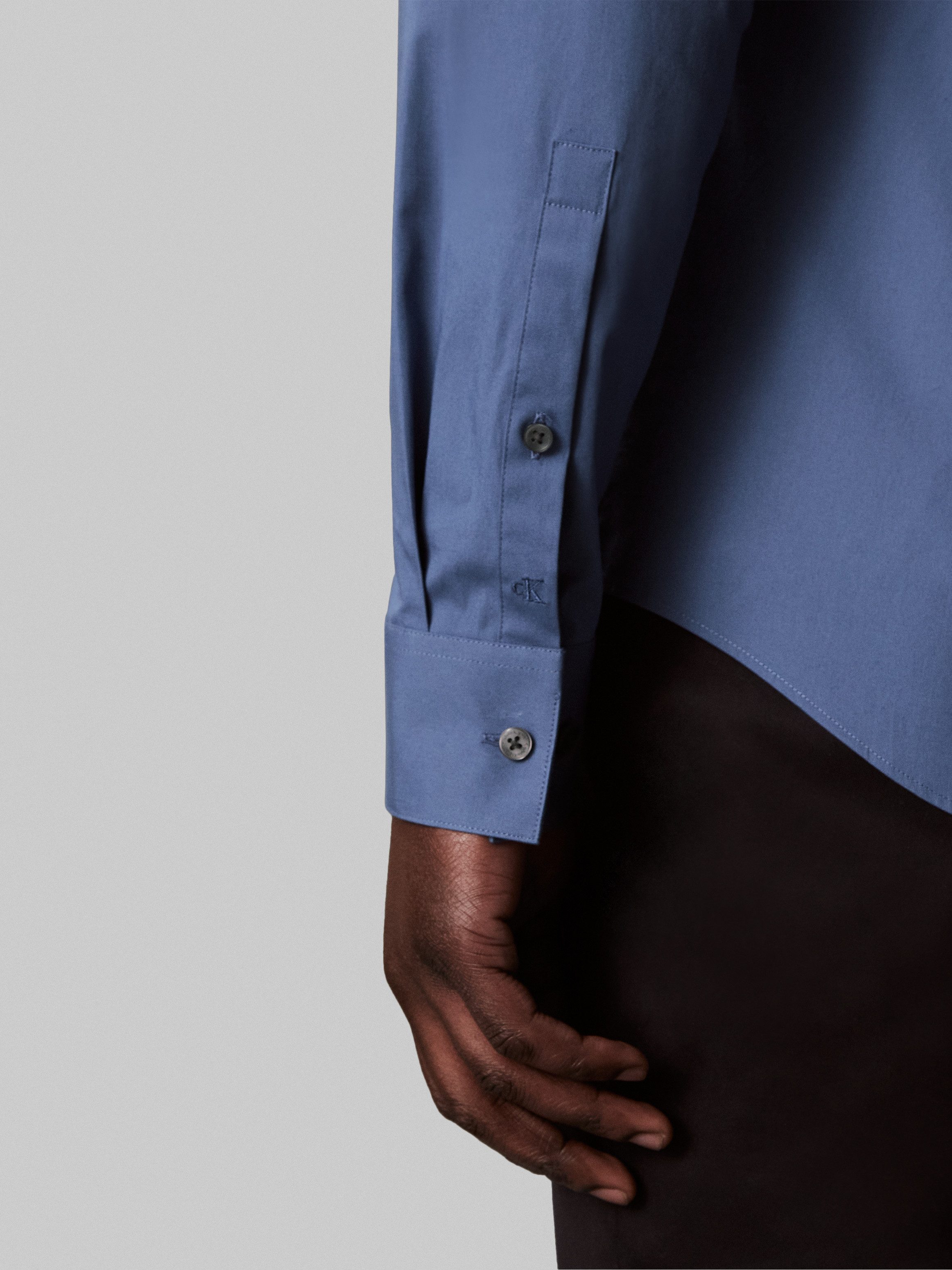Calvin Klein Jeans Businesshemd SLIM ESSENTIALS POPLIN STR SLD Hemdkragen, slim fit – Bild 3 von 5