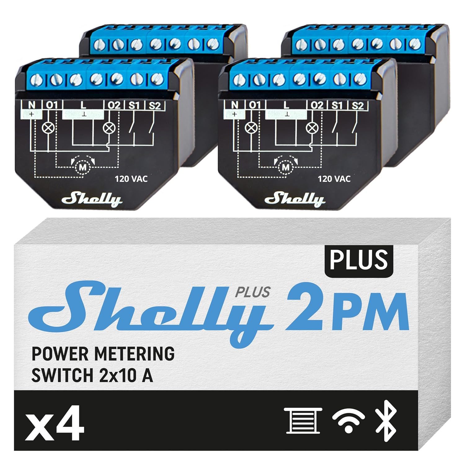 Shelly PLUS-2PM Smart-Home-Steuerelement