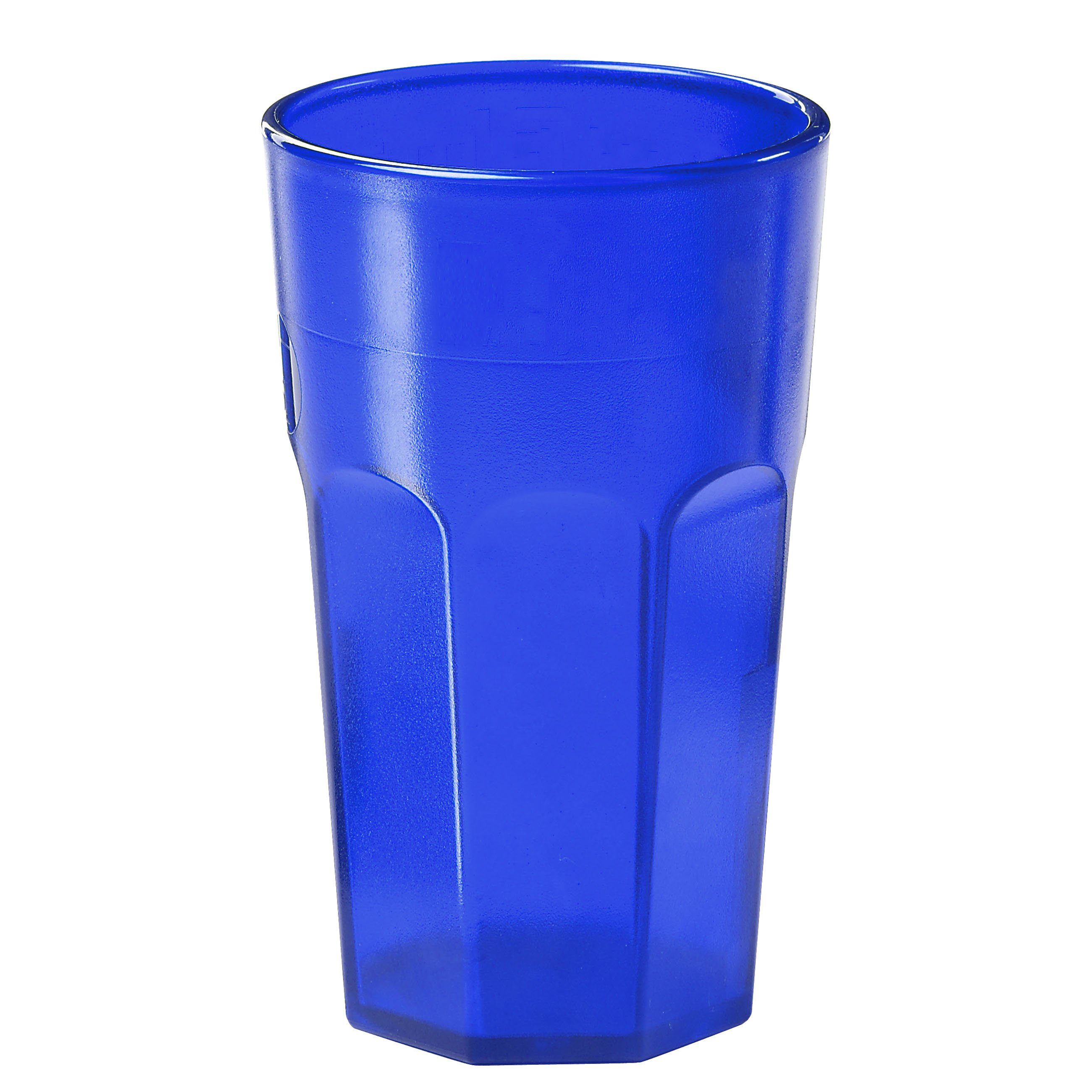 mehrweg.pro Mehrwegbecher Trinkbecher "Caipi", Kunststoff, (Sparset, 15-tlg., 15) trend-blau PS