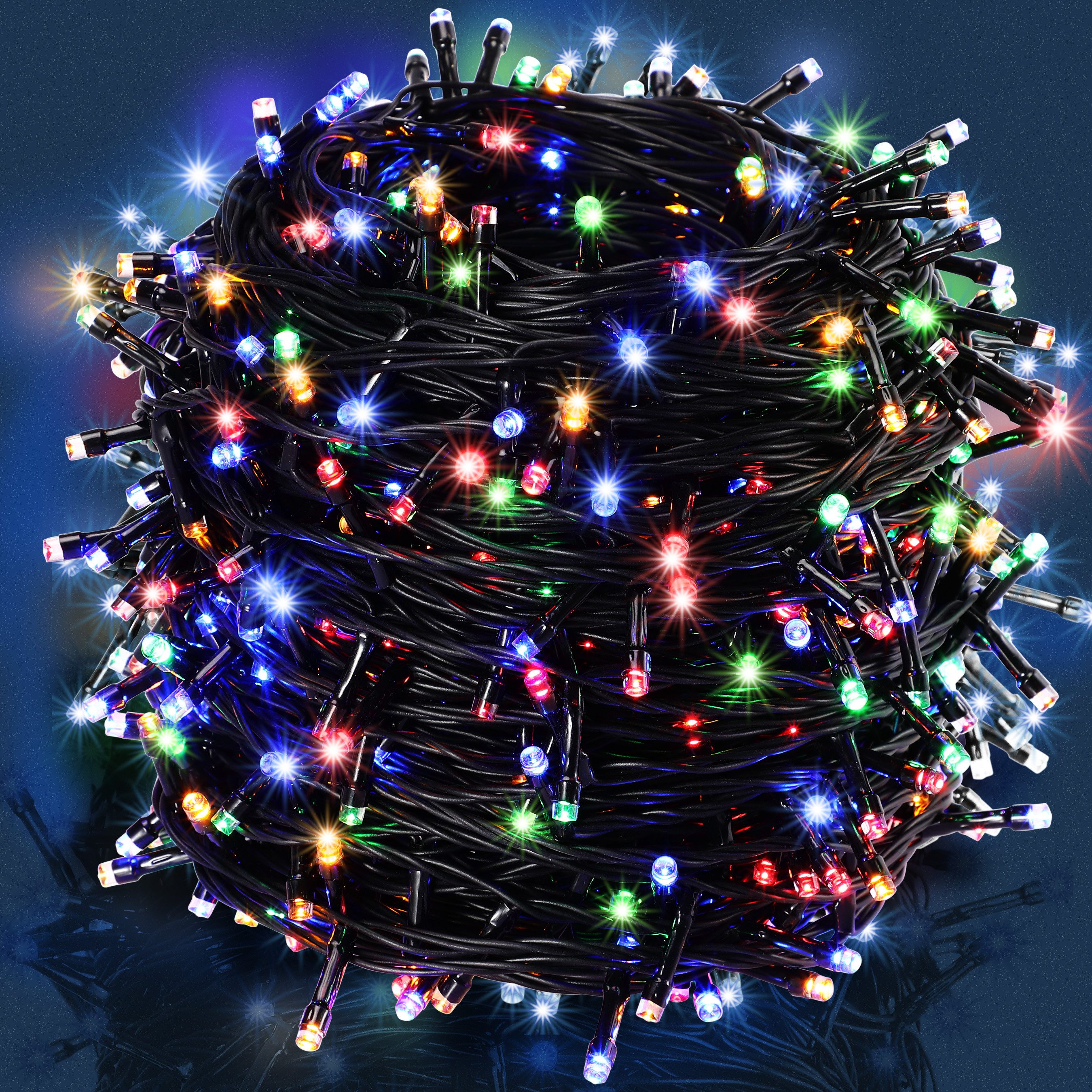 monzana Lichterkette, 200 / 400 / 600 LEDs warmweiß / kaltweiß / bunt IP44