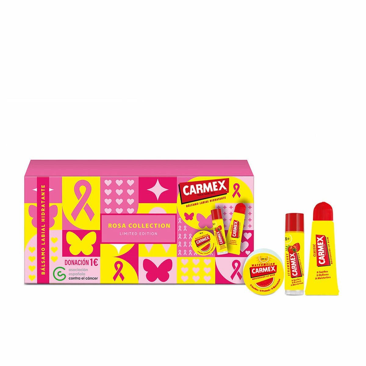 Carmex Lippenpflege-Set CARMEX SOLIDARITY BOX 3 Stück
