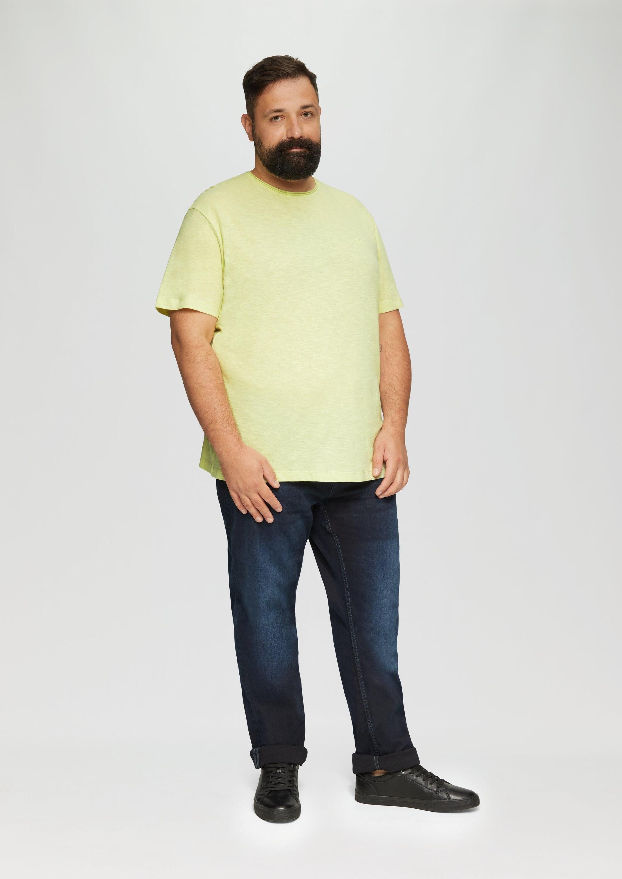 s.Oliver Kurzarmshirt T-Shirt T-Shirt aus Baumwoll-Jersey mit Logo-Print