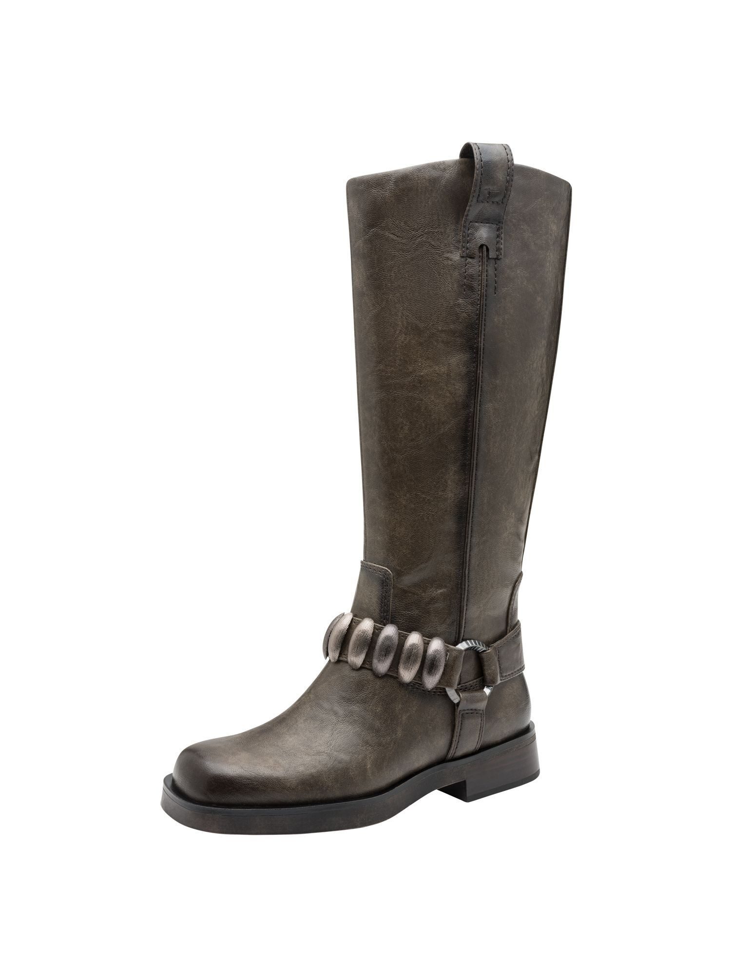 mit Reißverschluss kein Absatz 1-25534-45 Stiefel