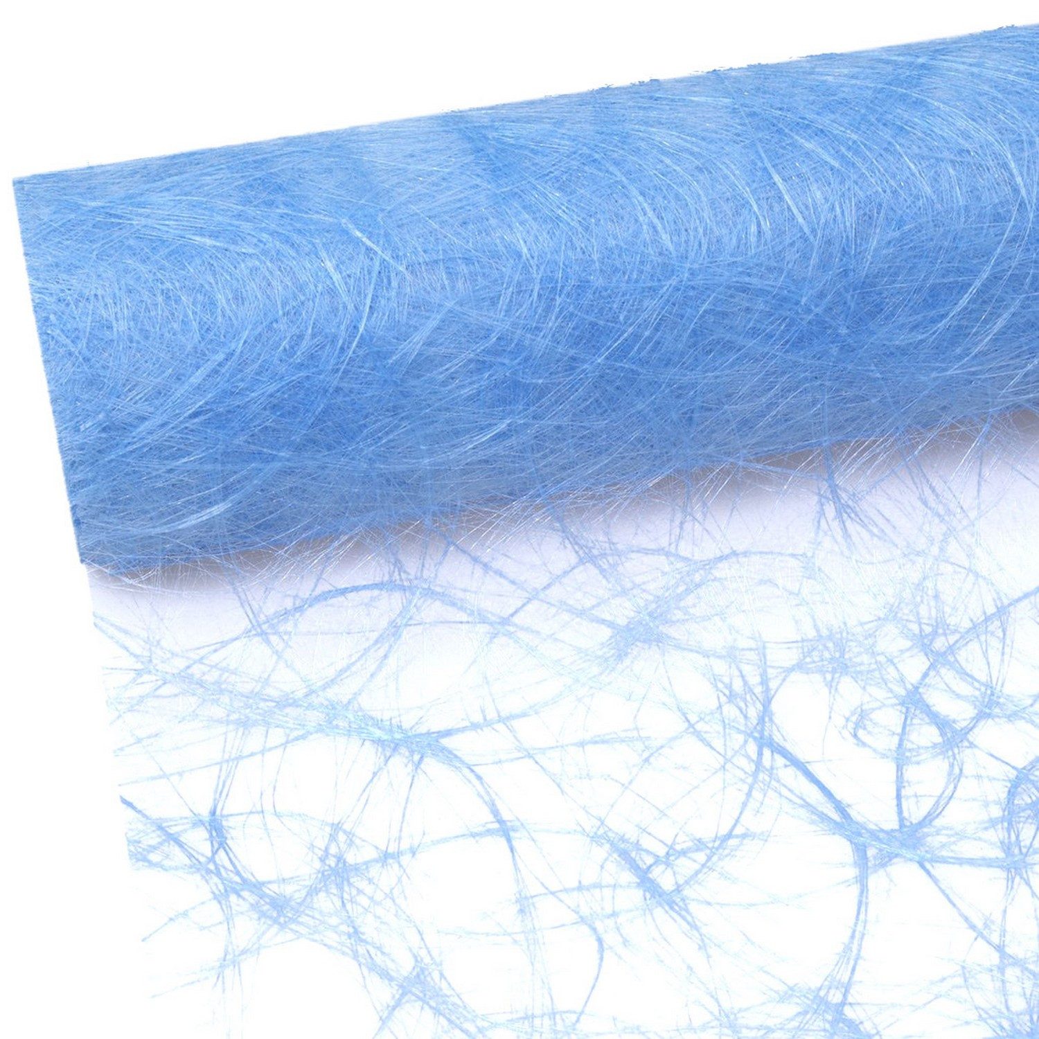 Deko AS Tischläufer Sizoweb Tischläufer - hellblau - 20 cm - 25 Meter auf der Rolle - 64 (1-tlg, 1 Rolle Tischläufer), Strapazierfähig