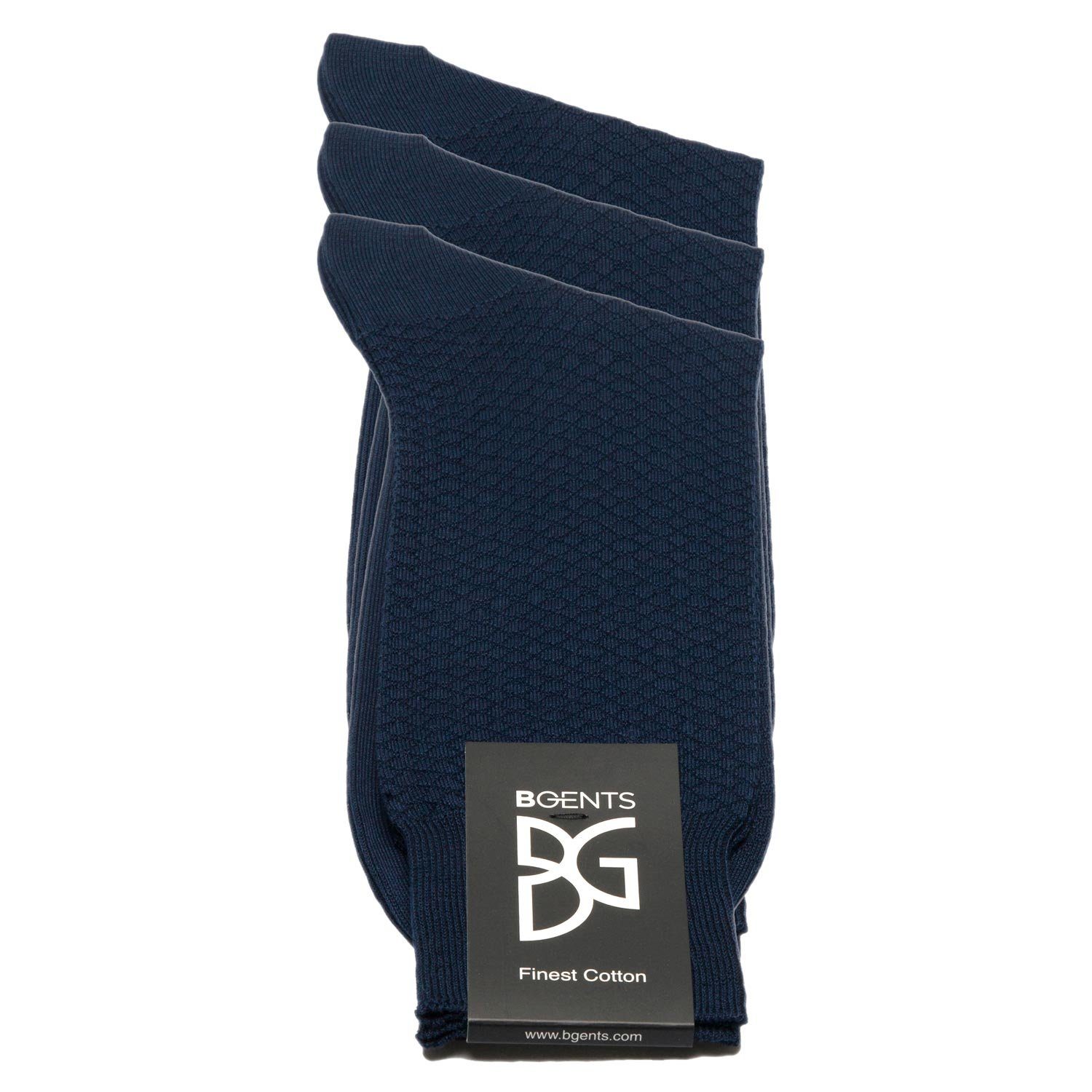 3er Businesssocken Classic Packung) Baumwolle Marineblau reiner (3er BGENTS 3er merzerisierter aus - Socken Frankfurt Packung, Socken