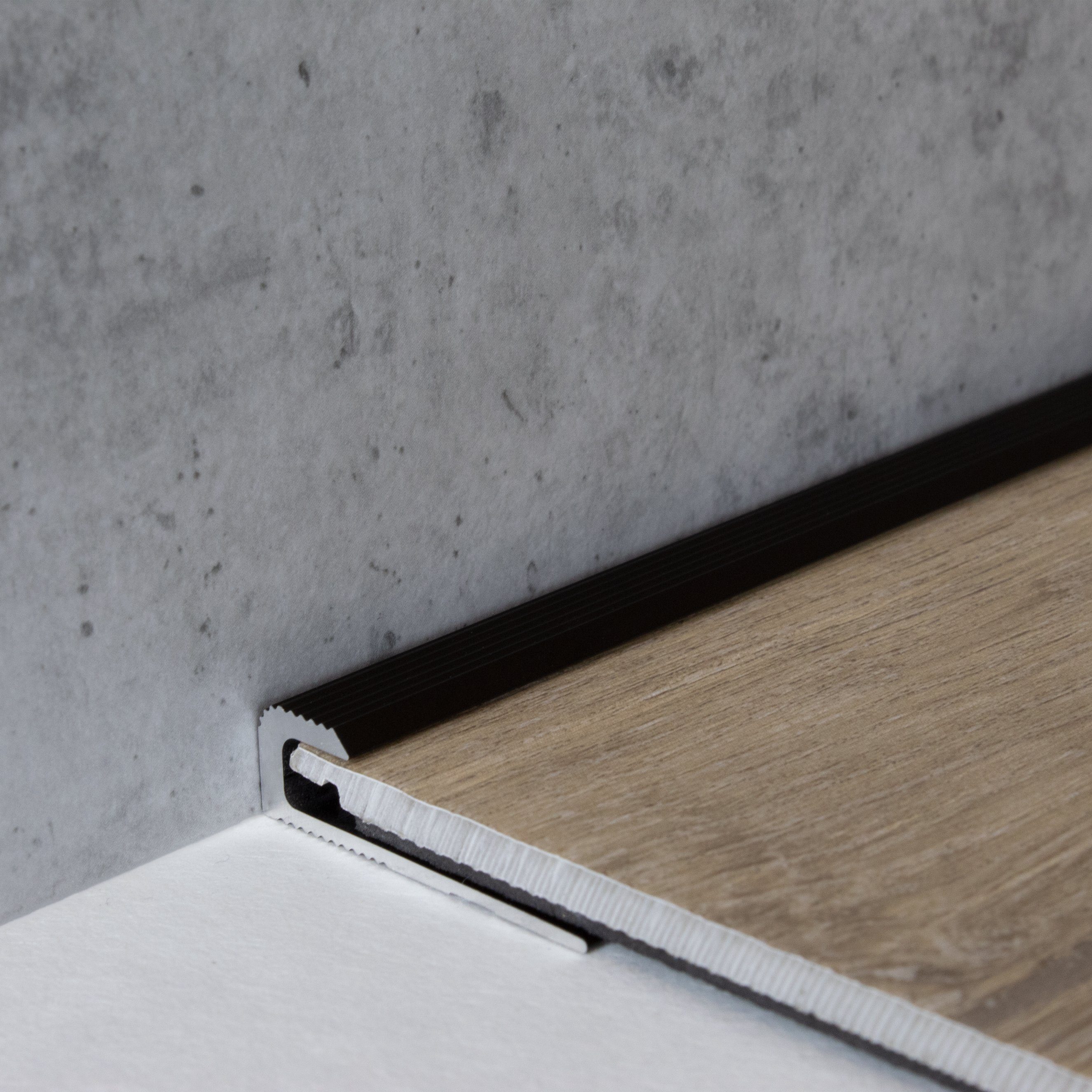 PROVISTON Abschlussprofil Aluminium, 30 x 5 x 1000 mm, Bronze Dunkel, Abschlussprofil