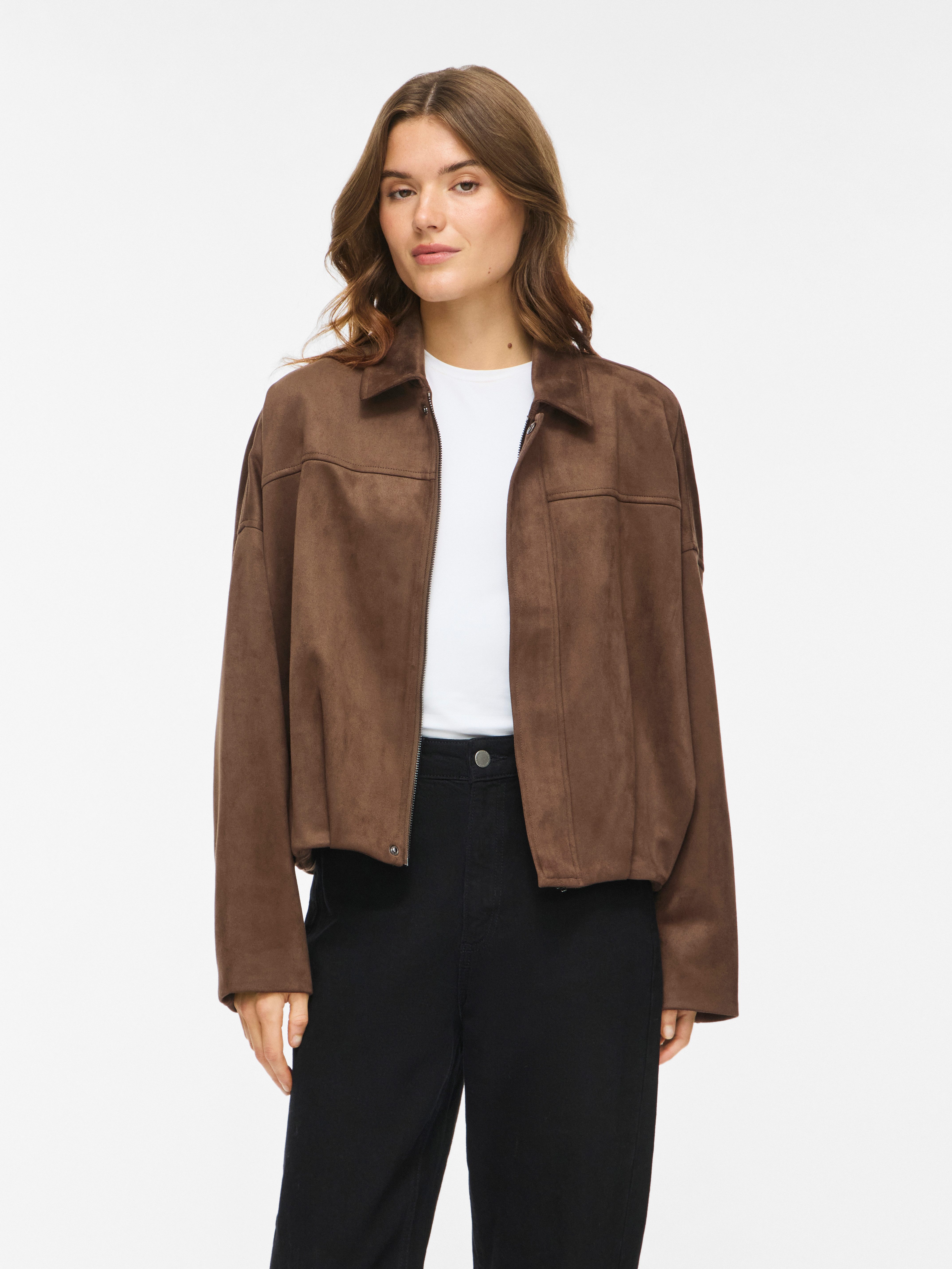 Vila Kurzjacke VIVIRAL L/S JACKET - NOOS Materialmix, Blousonform
