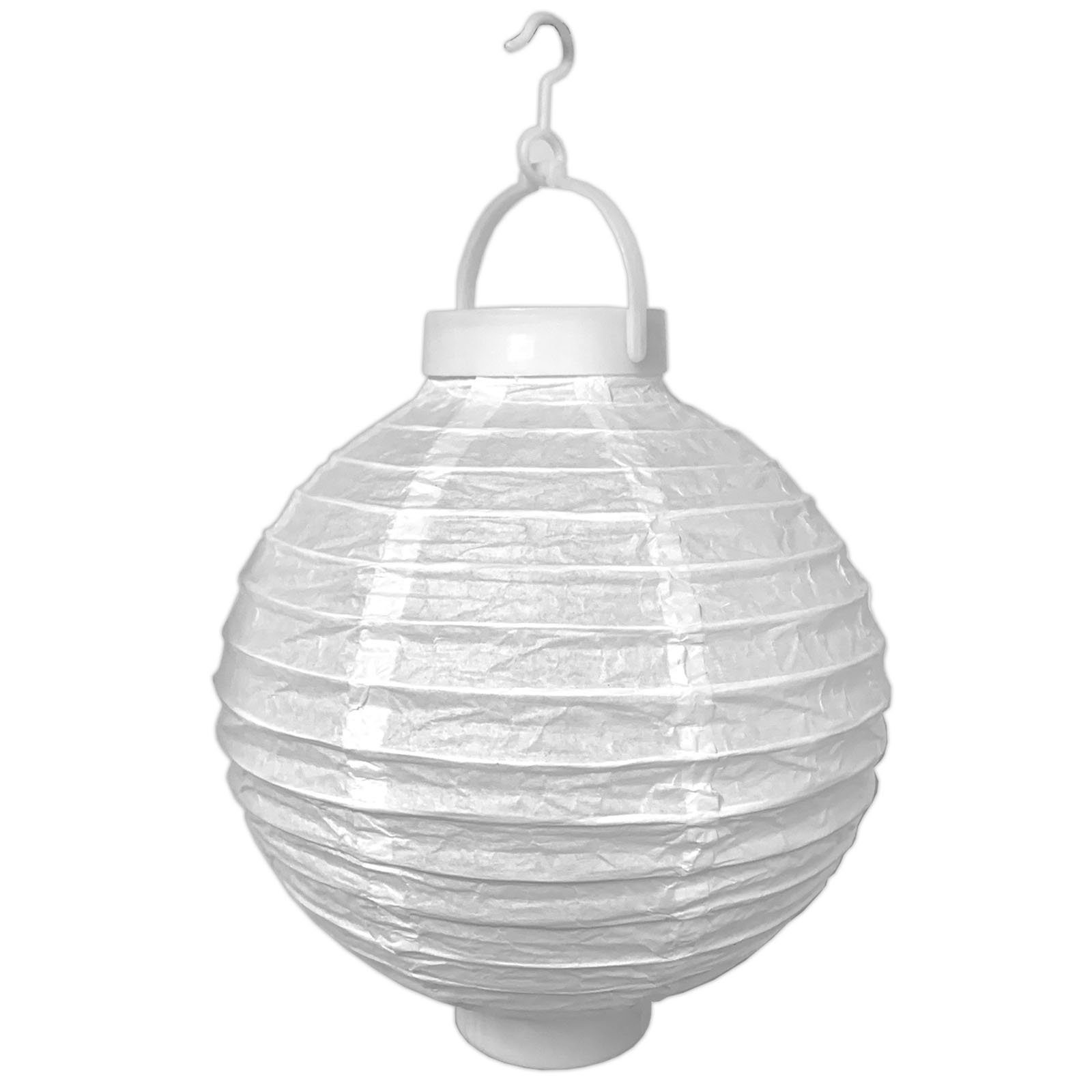 HAC24 LED Lampion 2x Deko Lampenschirm Lampe Party Garten Kugel Laterne, LE günstig online kaufen