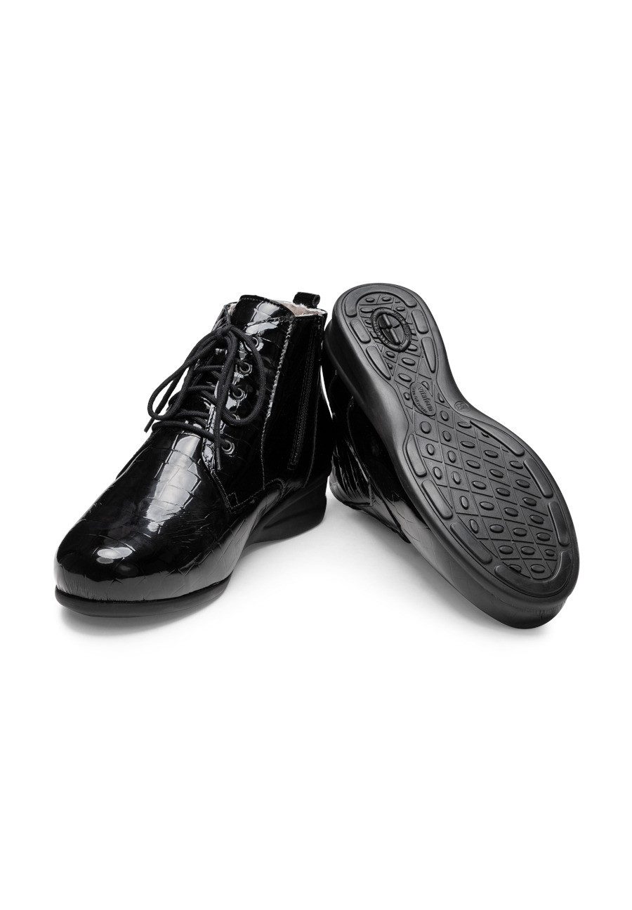 vitaform Damenschuhe Stiefelette Leder/Stretch Stiefelette