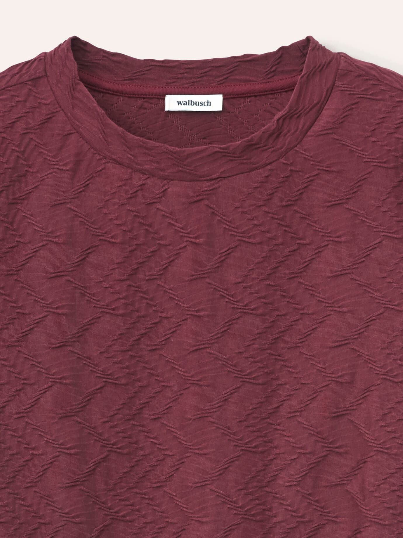 Walbusch Langarmshirt Damen Shirt mit Struktur Rundhals Langarm, pflegeleicht – Bild 4 von 4